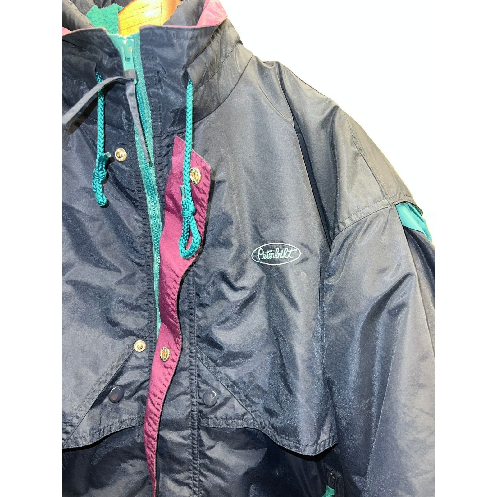 Vintage Vintage Peterbilt Jacket Turning Point Full Zip VTG Large Size US L / EU 52-54 / 3 - 2 Thumbnail