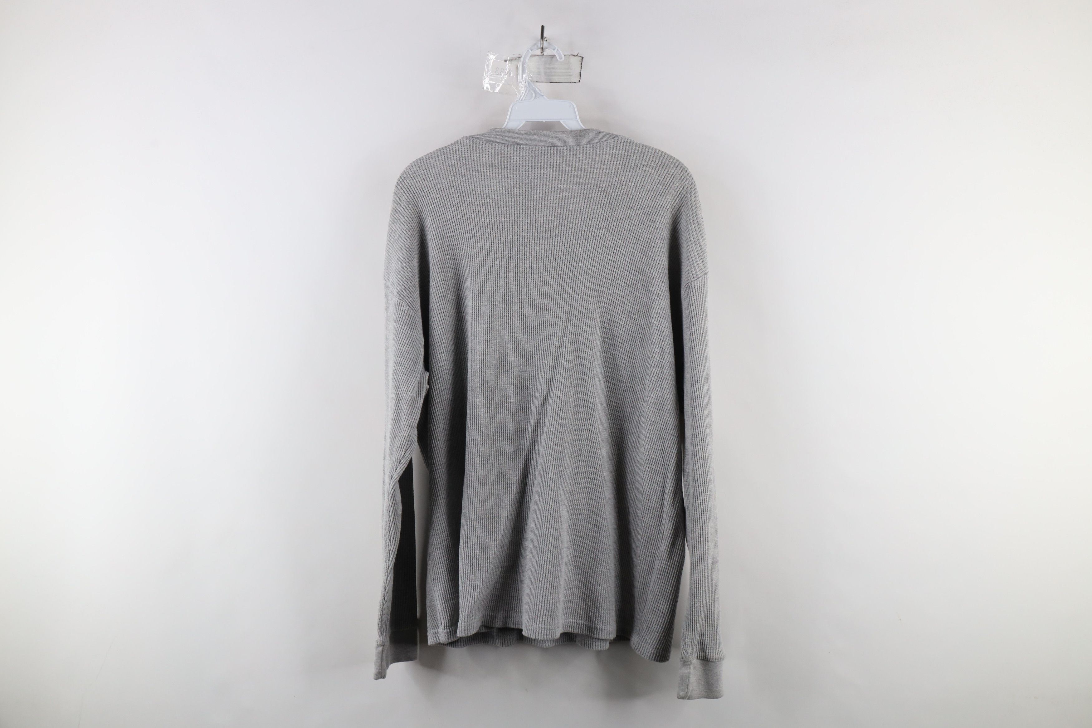 Vintage Vintage 90s University Thermal Waffle Long Sleeve T-Shirt Size US XL / EU 56 / 4 - 7 Thumbnail