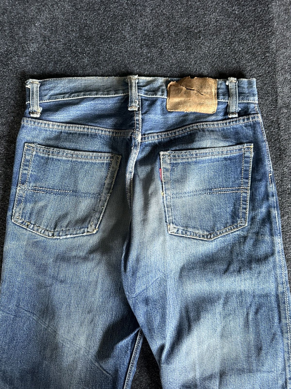 Big John Rare Vintage Big John USA Flare Distressed Denim W28 D130 Size US 28 / EU 44 - 5 Thumbnail