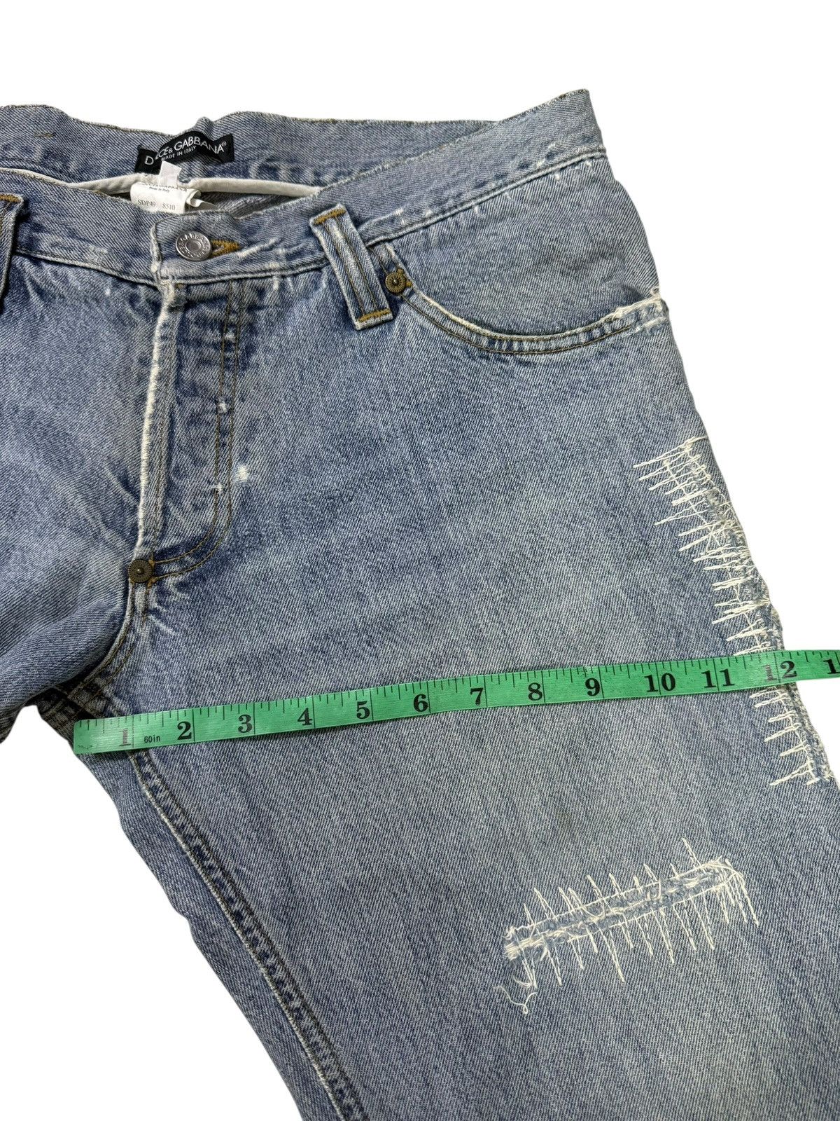 Dolce & Gabbana Flared Jeans Dolce & Gabbana Distressed Boot Cut Denim Size US 33 - 12 Thumbnail