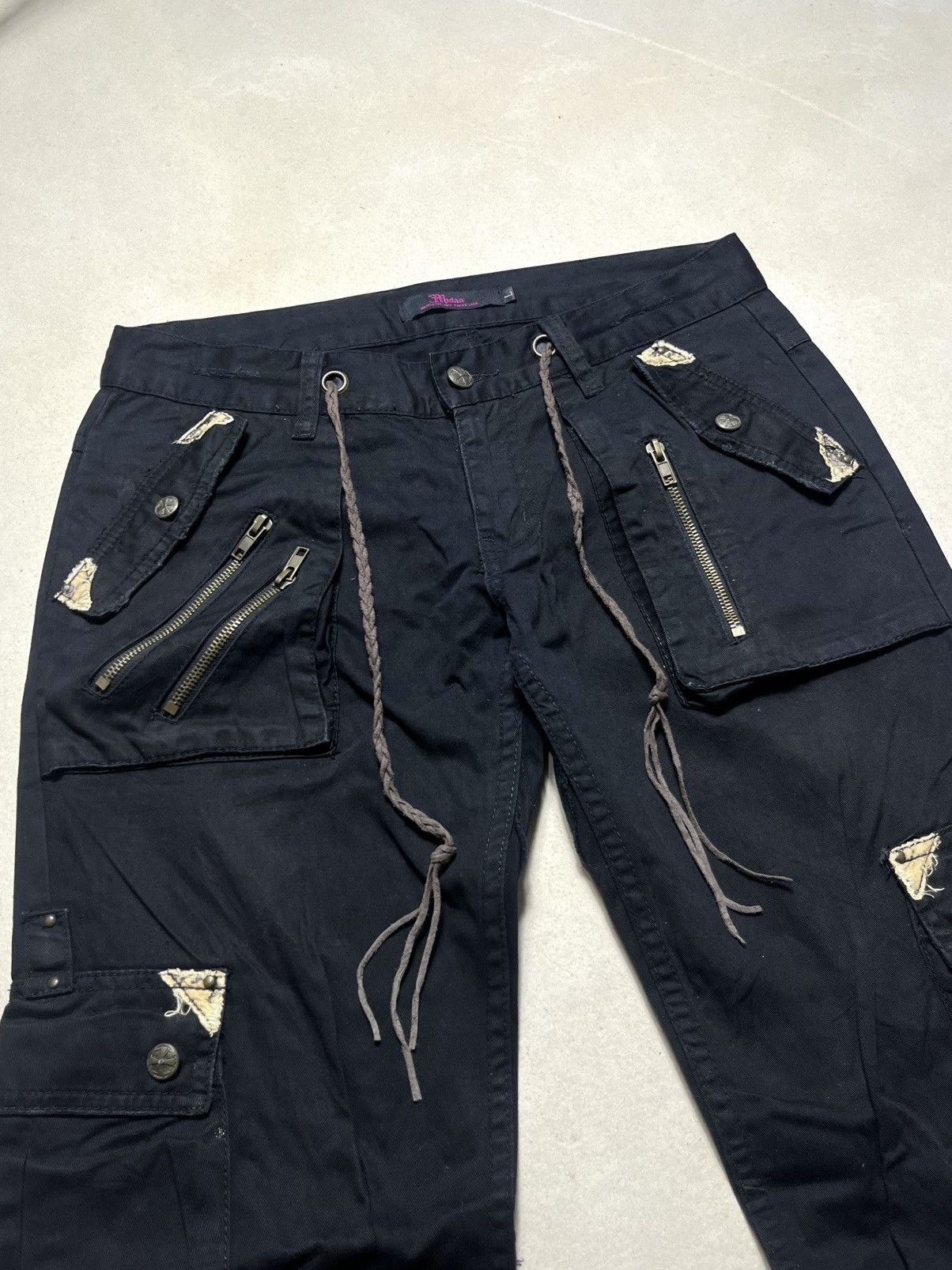 Tornado Mart 00s Midas bondage cargos pant / vkei / lgb style Size US 31 - 4 Thumbnail