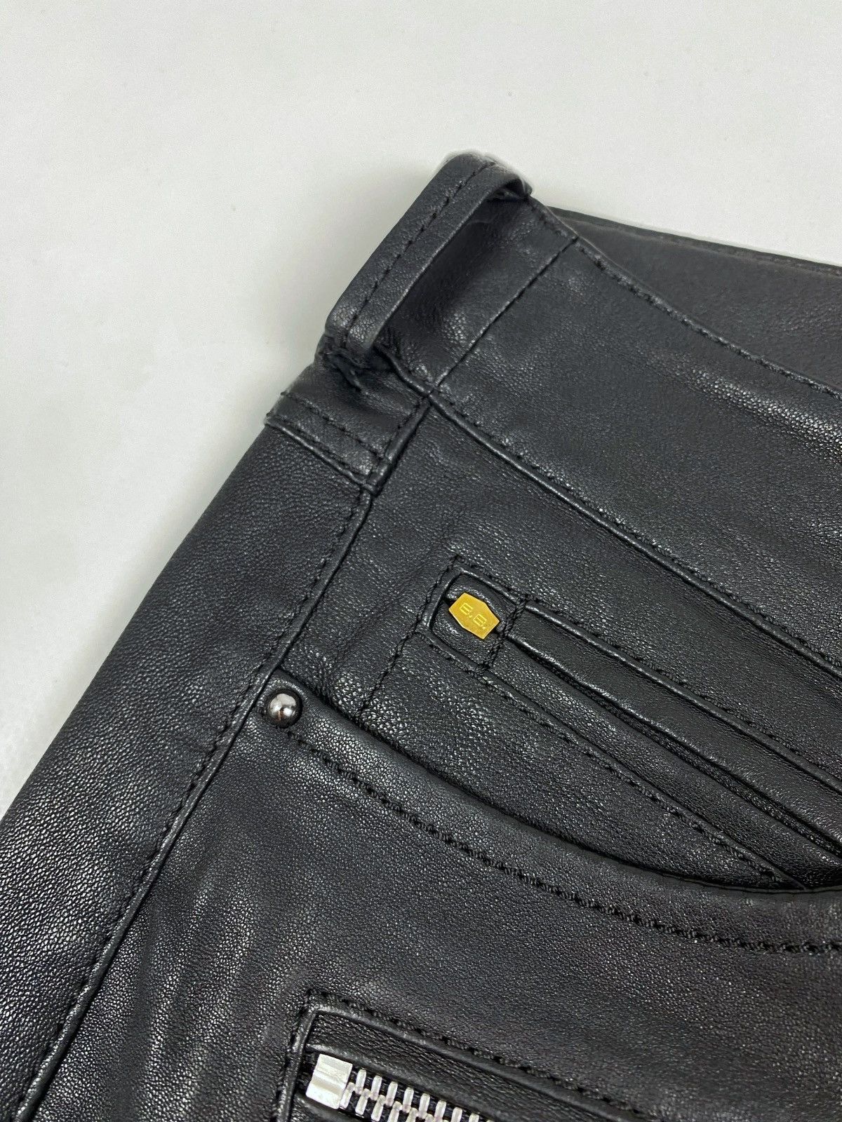 Other WMNS Barbara Bui Leather Biker Pants Size 27" / US 4 / IT 40 - 7 Thumbnail