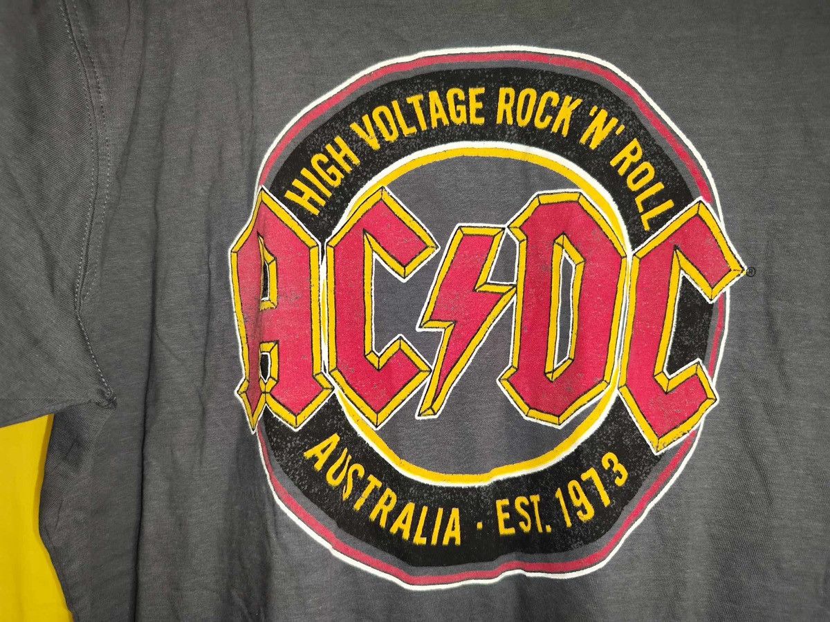 AC/DC × Band Tees AC DC men’s rock cotton T-shirt size L Size US L / EU 52-54 / 3 - 2 Thumbnail
