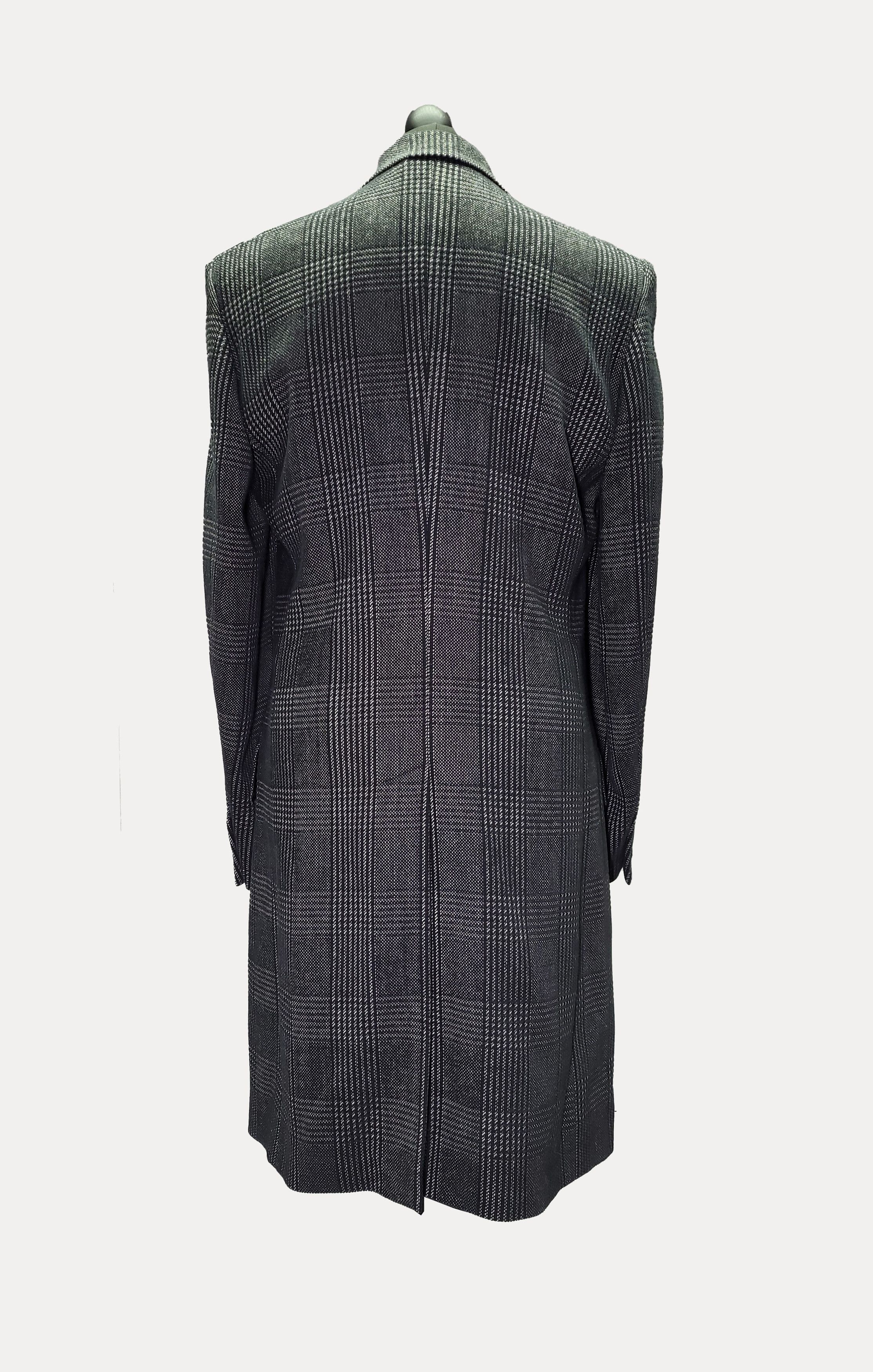 Versace Versace Collection _ Check _ Prince Of Wales _ Wool Coat Size US M / EU 48-50 / 2 - 2 Thumbnail