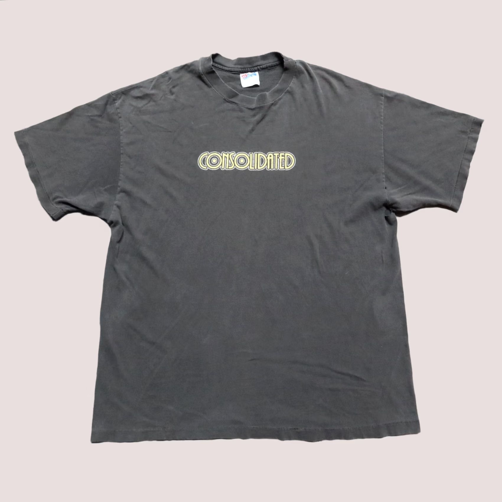 Vintage VINTAGE Consolidated Skateboards Shirt XL Grey Logo 90s Mens (Adults) Size US XL / EU 56 / 4 - 1 Thumbnail