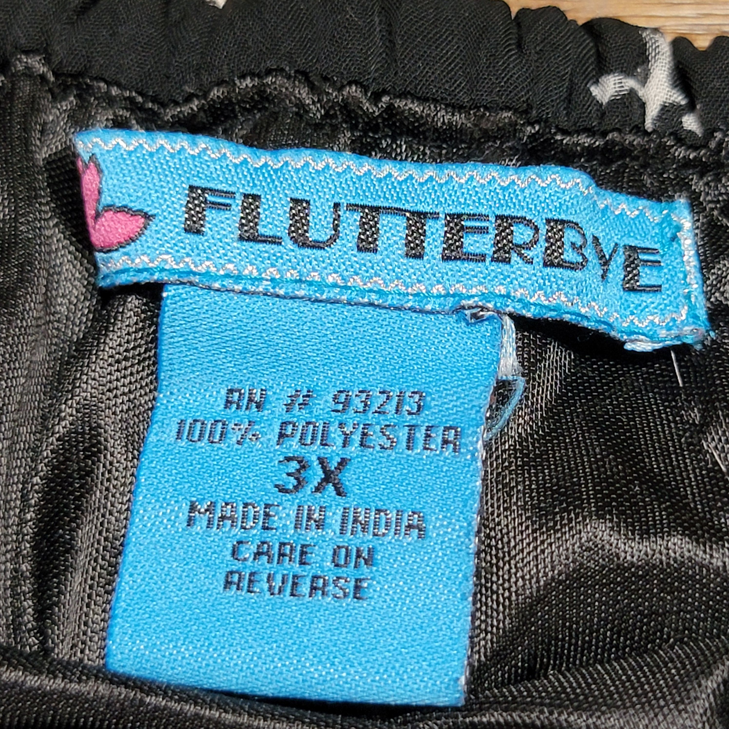 Other Flutterbye Full Sheer Black Cross Skirt w/ Pockets - Size 3X Size 38" / US 16 / IT 52 - 6 Thumbnail