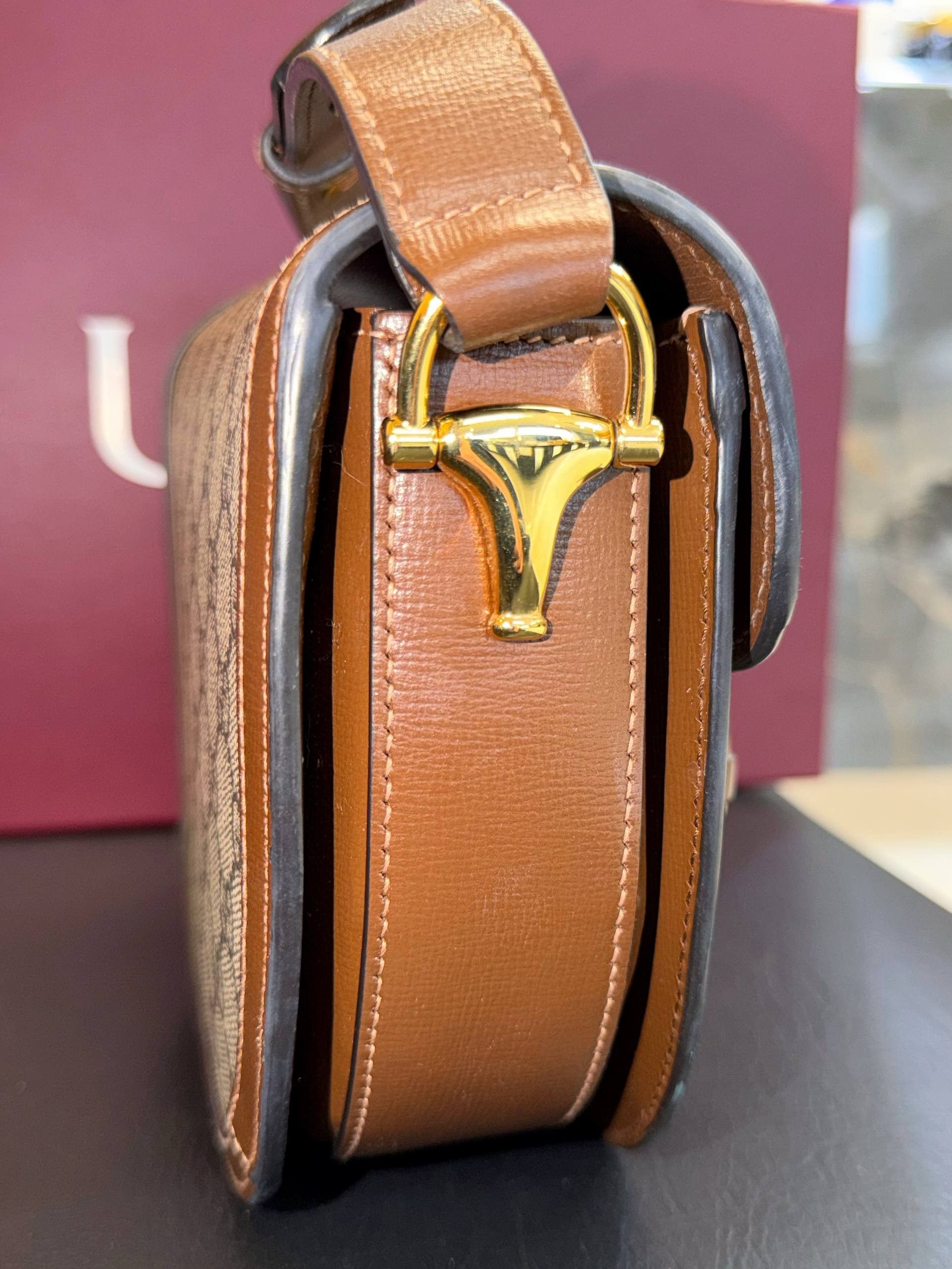 Gucci Gucci GG Supreme Monogram Mini Horsebit 1955 Rounded Size ONE SIZE - 4 Thumbnail