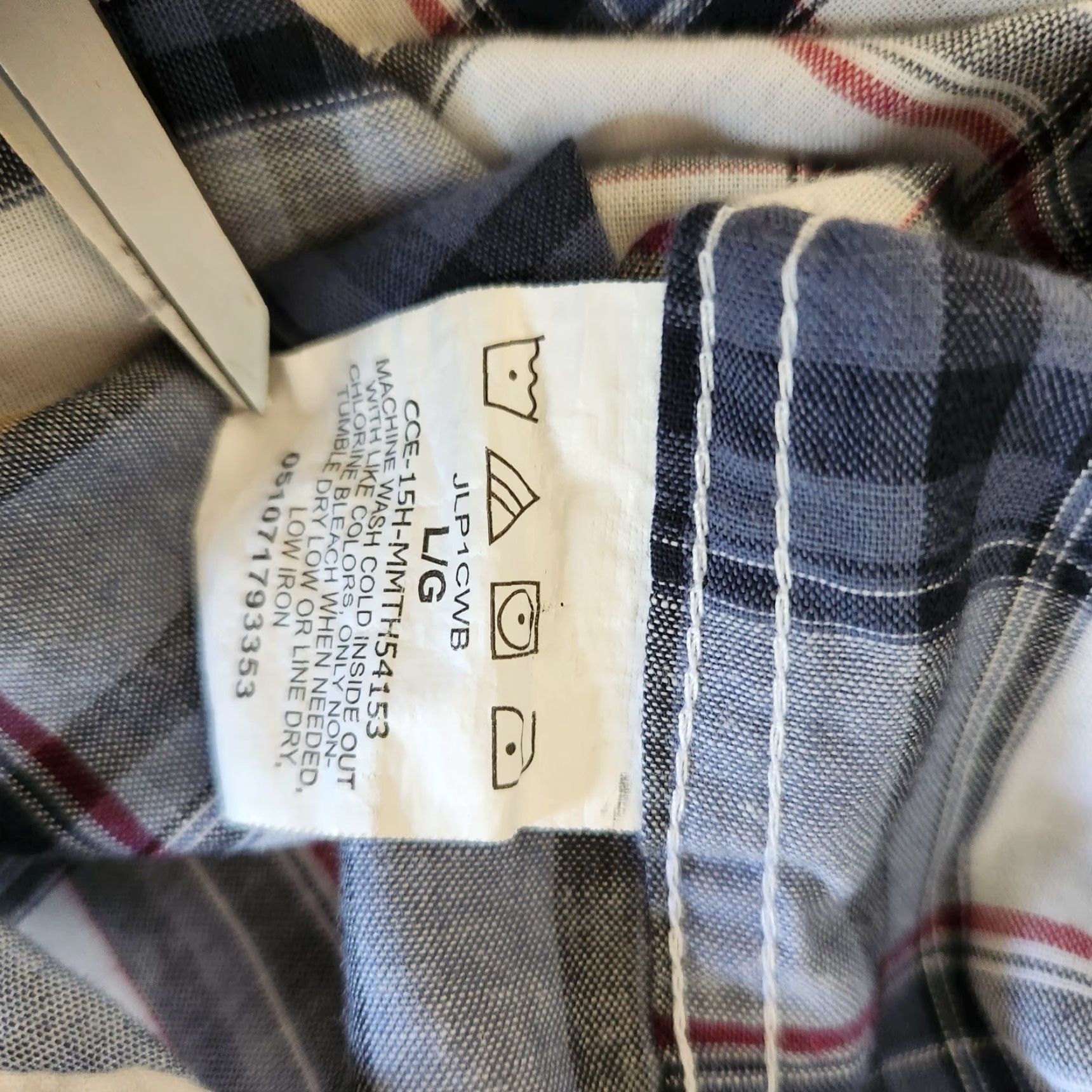 Wrangler Wrangler Shirt Western Pearl Snap Long Sleeve Plaid Size L Blue Cotton Blend Men Regular Pocketed Cowboy Rodeo Classic Size US L / EU 52-54 / 3 - 6 Thumbnail