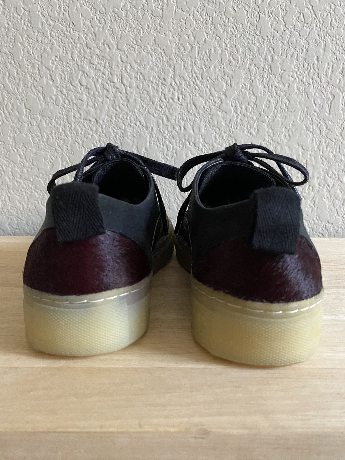Silent By Damir Doma Silent Damir Doma Ferina Leather Pony Hair Low Top Sneaker Size US 6 / IT 36 - 6 Thumbnail