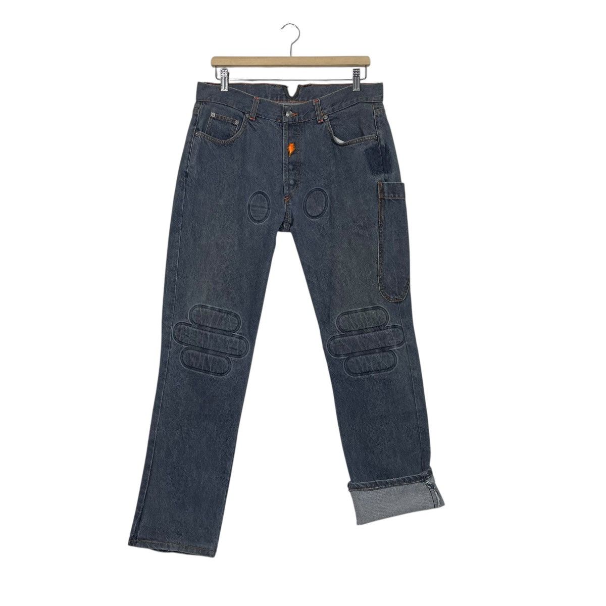 Walter Van Beirendonck W&Lt Walter Van Beirendonck Padded Pistol Holster Jeans Size US 34 / EU 50 - 11 Thumbnail