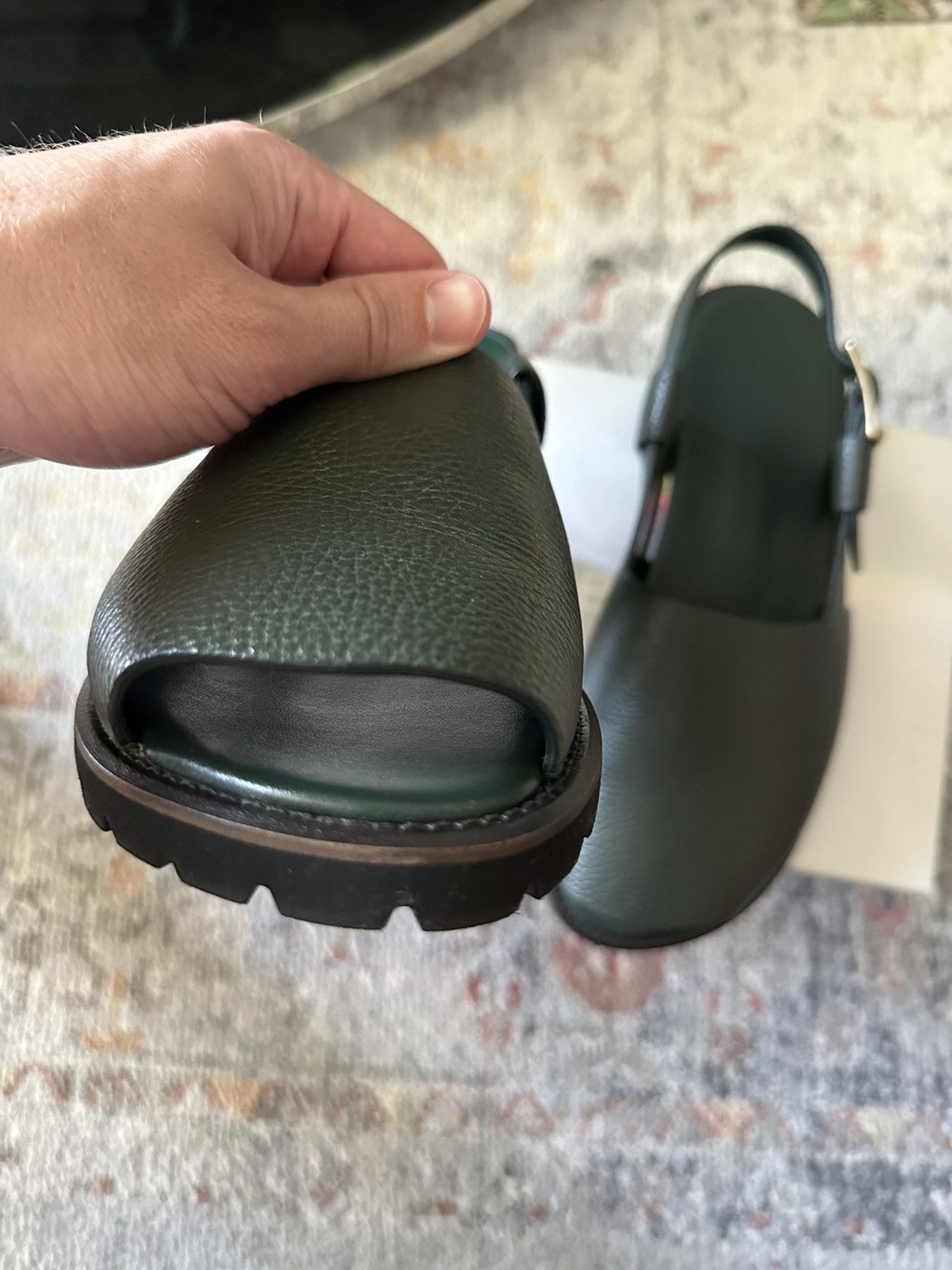 Manolo Blahnik Manolo Blahnik men’s sandals size 42EU green color Size US 8 / EU 41 - 6 Thumbnail