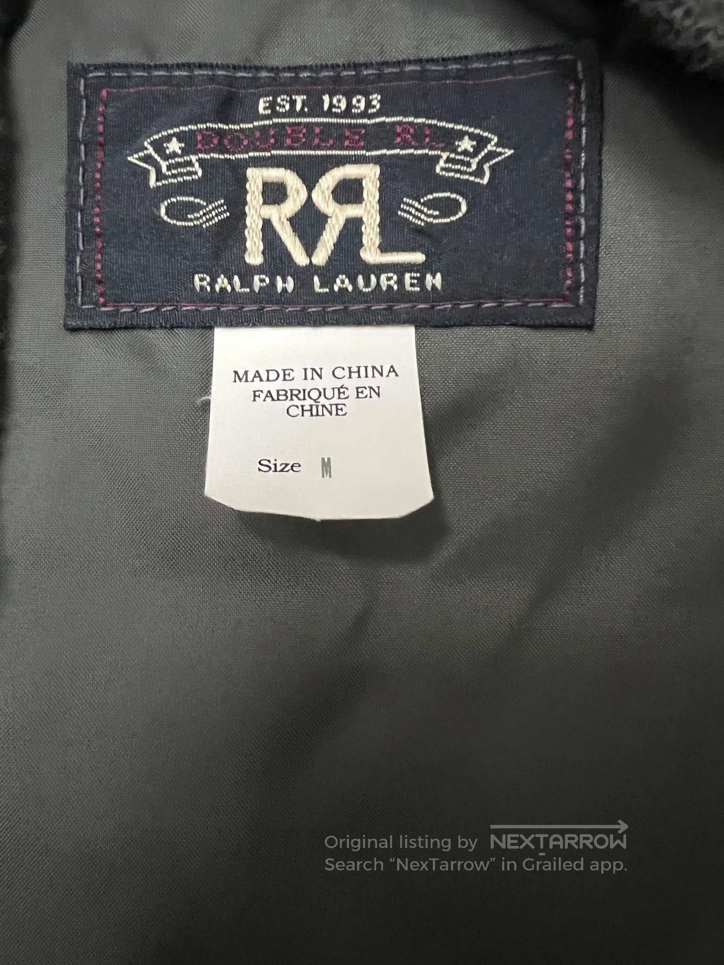 RRL Ralph Lauren RRL Vintage Black Padded Men's Jacket. Size US M / EU 48-50 / 2 - 2 Thumbnail