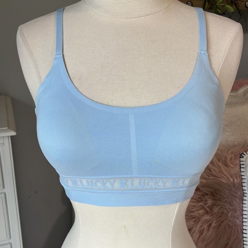 Lucky Brand Lucky Brand Baby Blue Comfy Bra Womens Small Size ONE SIZE - 2 Thumbnail