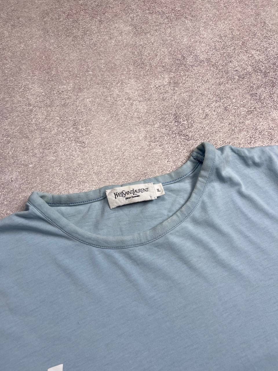 Other Vintage YSL Yves Saint Laurent Spellout Boxy T-shirt XL Size US XL / EU 56 / 4 - 4 Thumbnail