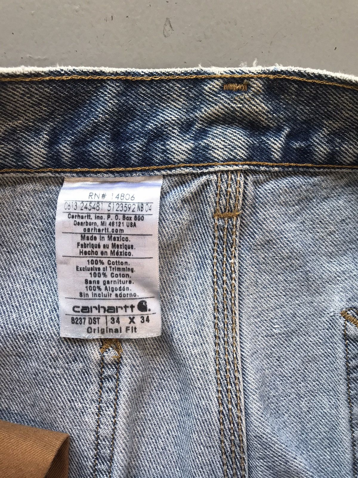 Carhartt × Vintage Vintage Carhartt B237 DST carpenter denim Size US 34 / EU 50 - 8 Thumbnail