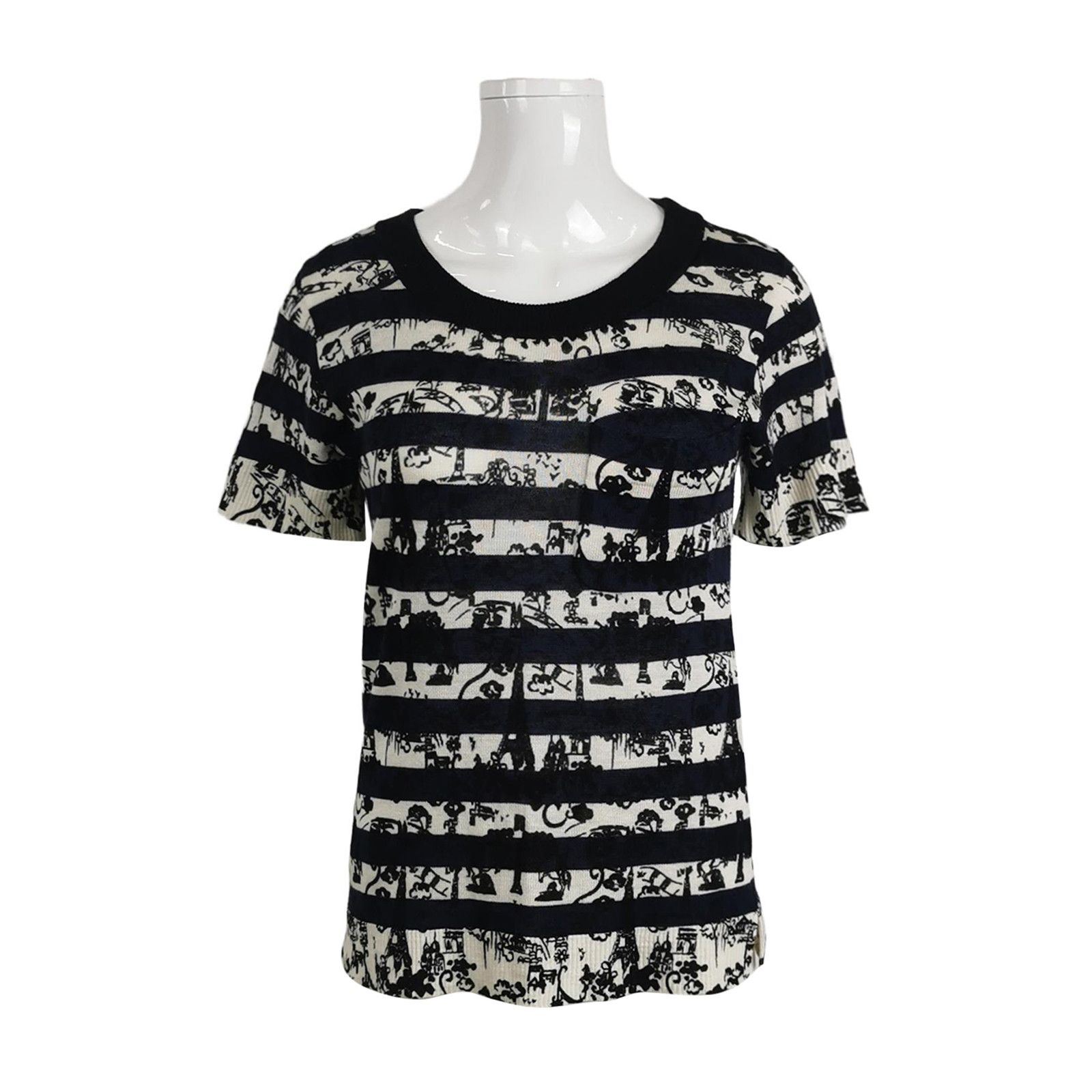 Louis Vuitton Louis Vuitton Silk Linen Knit Top Size XS Size XS / US 0-2 / IT 36-38 - 1 Thumbnail