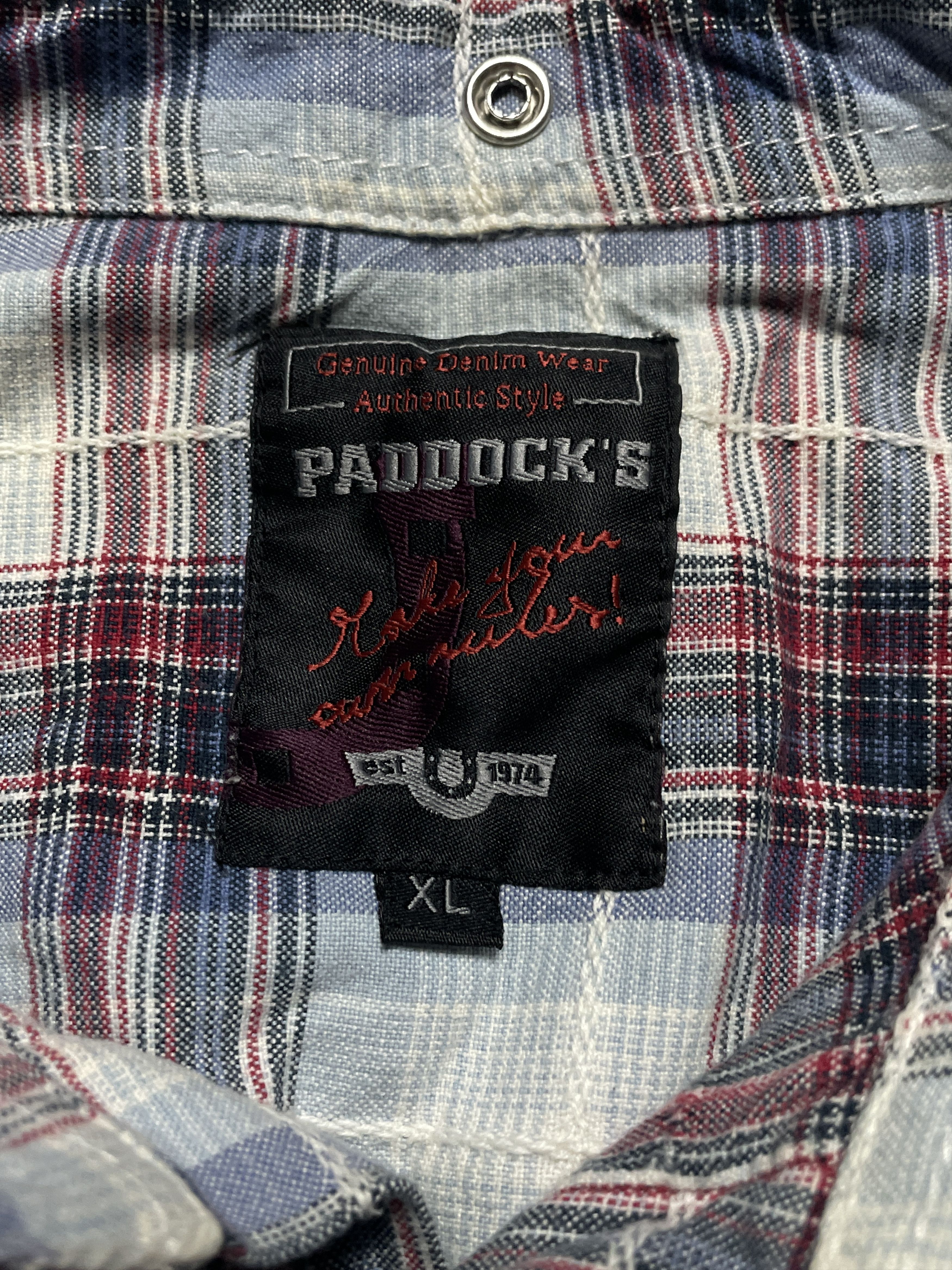 Vintage ❗️RARE❗️Vintage Y2K Paddock’s Shirt Cotton Size US L / EU 52-54 / 3 - 4 Thumbnail