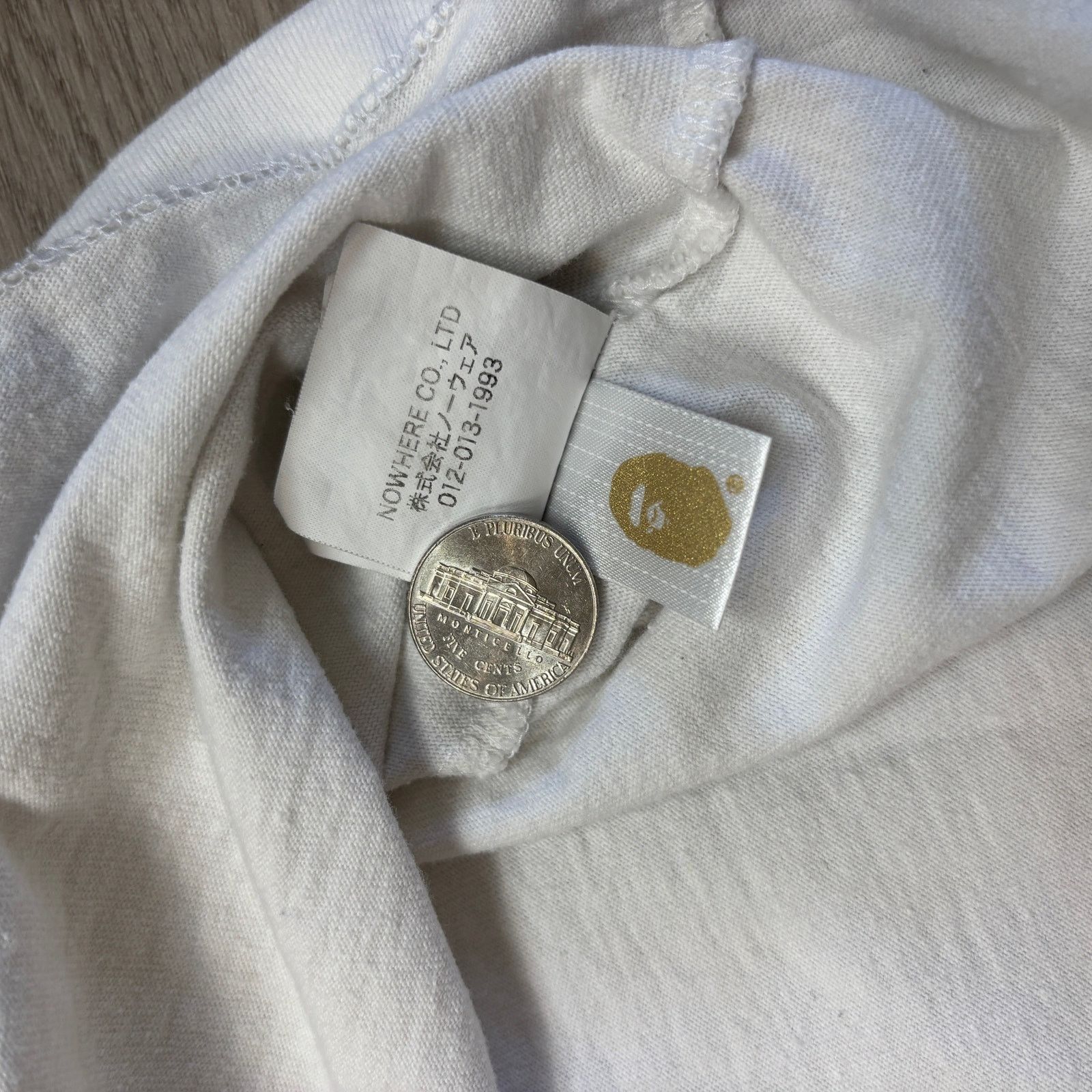 A.P.C. × Bape A Bathing Ape X A.P.C. Milo T Shirt Men's Large Streetwear Size US L / EU 52-54 / 3 - 9 Thumbnail