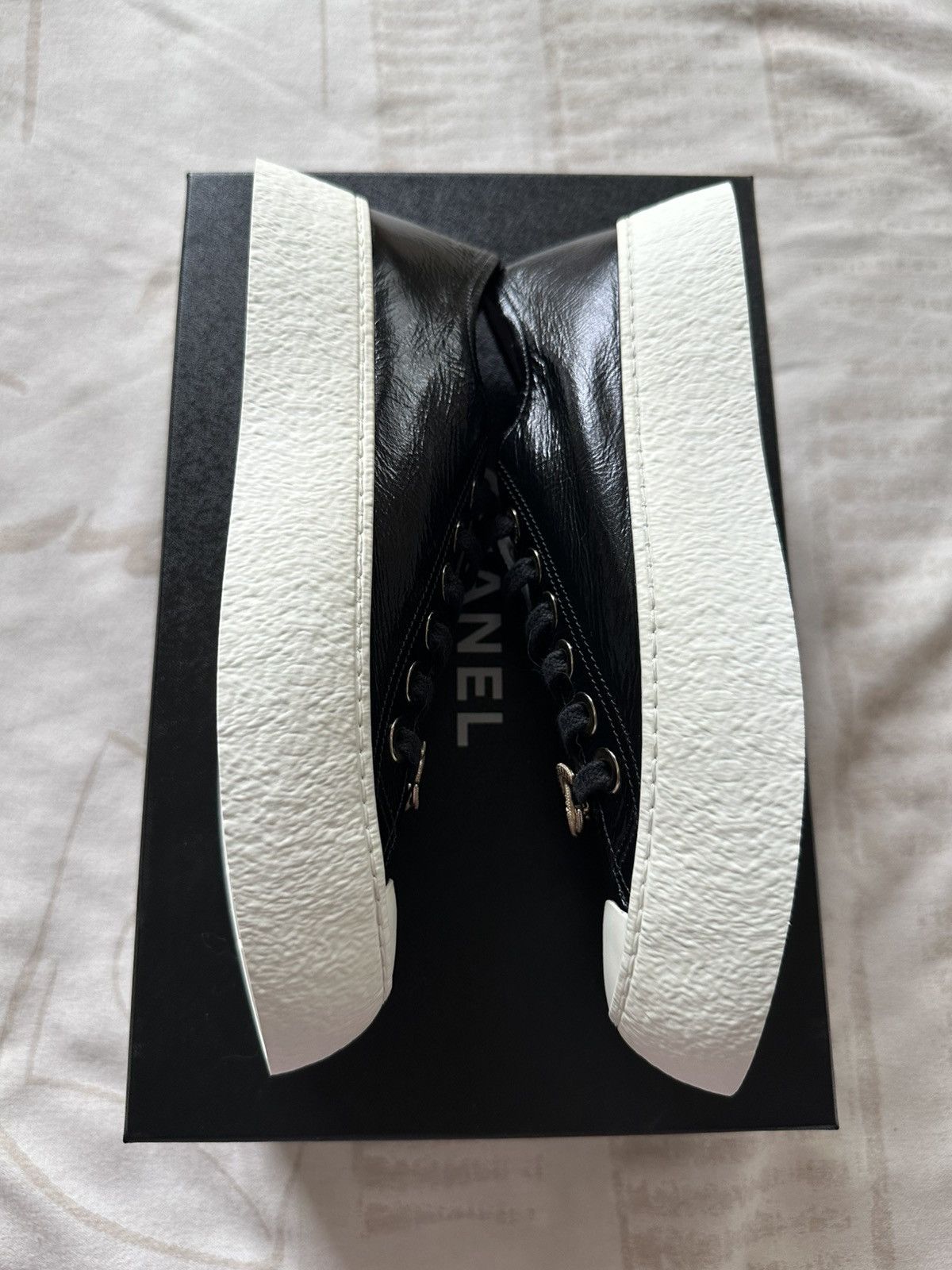 Chanel chanel round-toe chunky sneakers size 37.5 Size US 7.5 / IT 37.5 - 5 Thumbnail