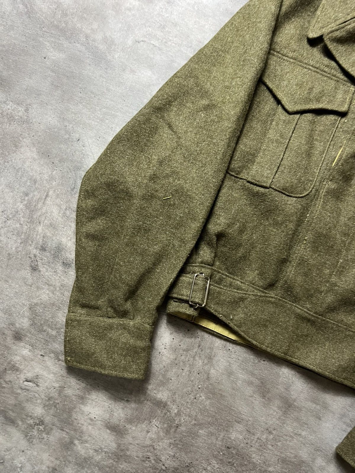 Vintage Vintage WW2 Battle Dress Canadian Army Military Jacket Size US S / EU 44-46 / 1 - 2 Thumbnail