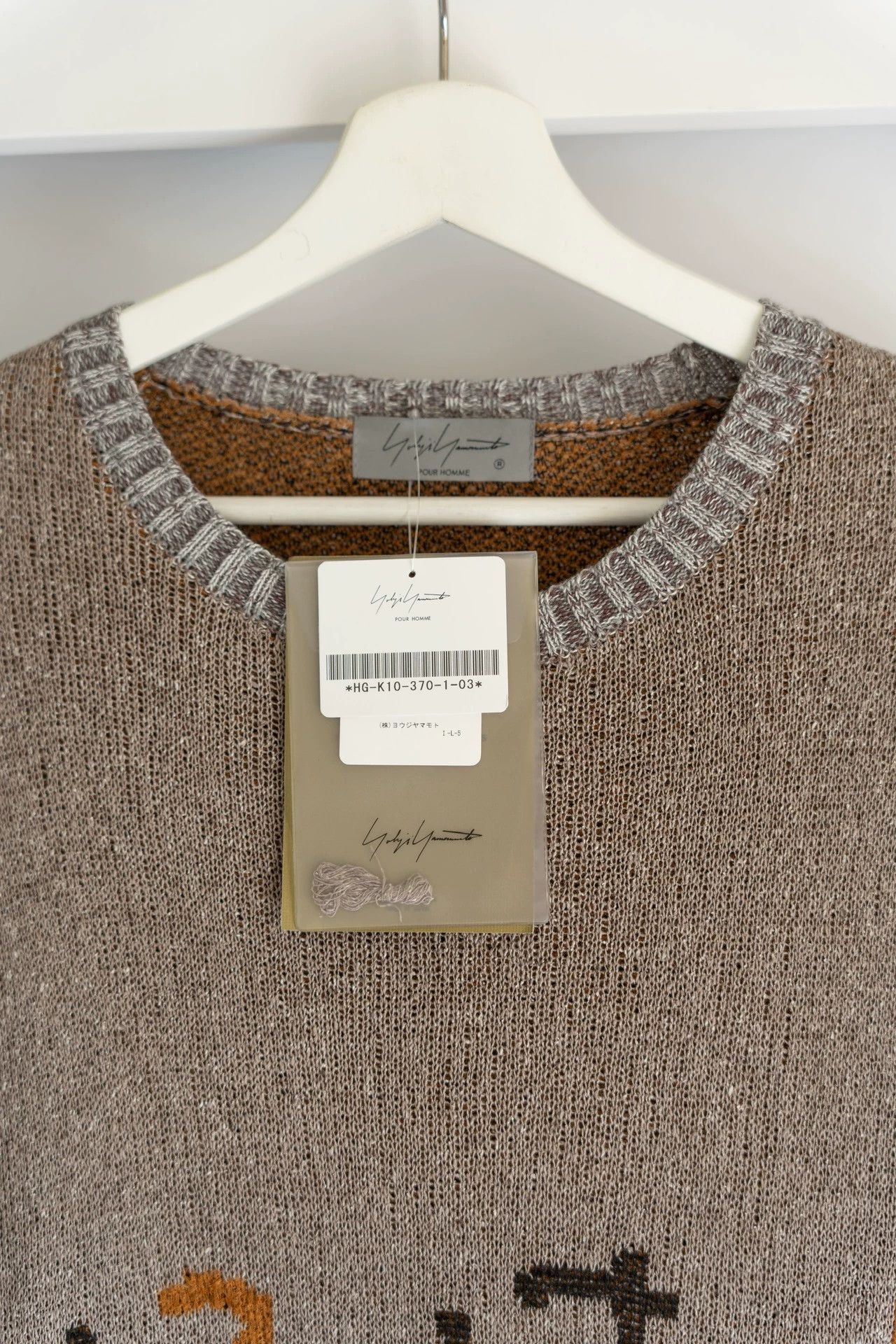 Yohji Yamamoto Yohji Yamamoto 22SS Graffiti Slogan Silk Sweater Size L / US 10 / IT 46 - 3 Thumbnail
