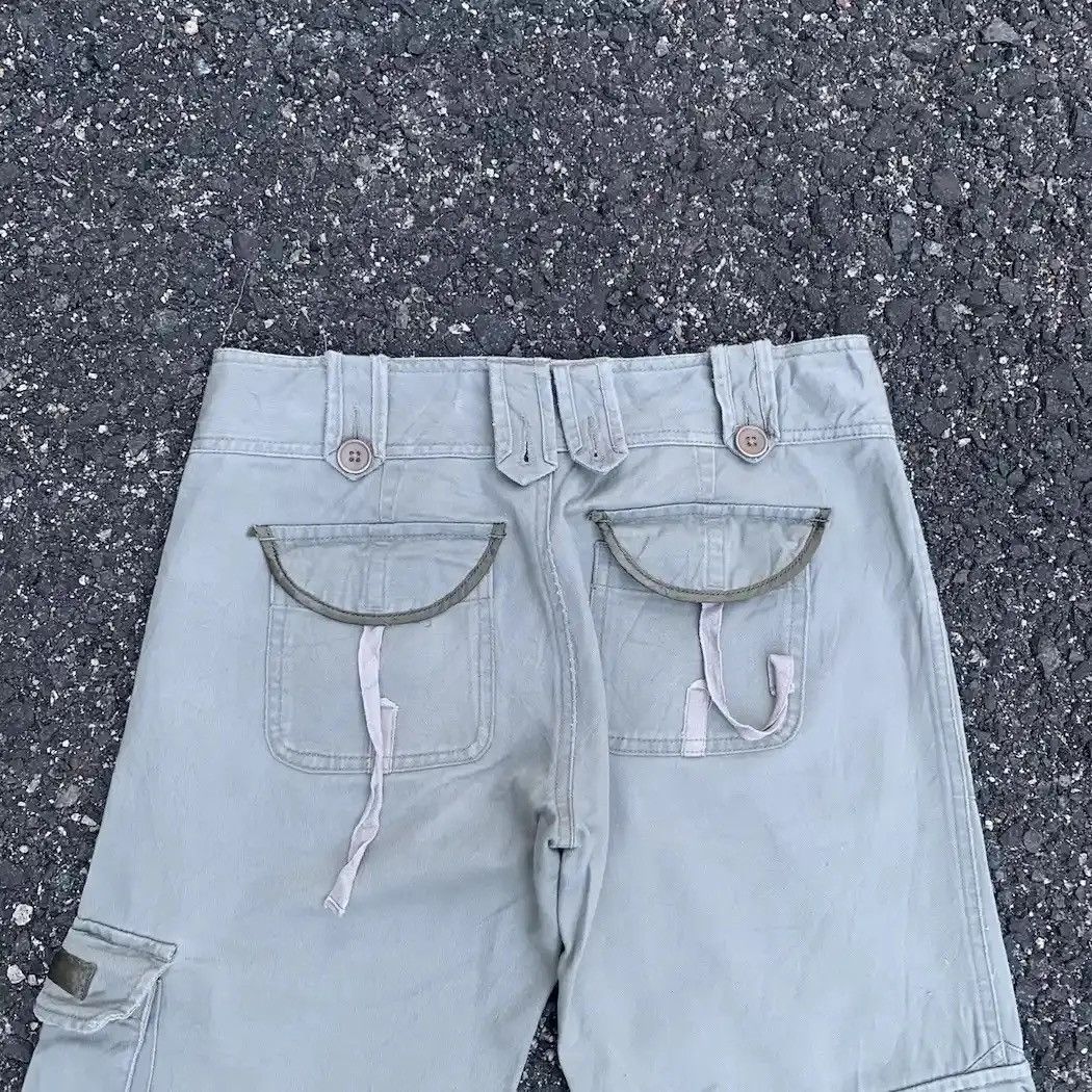 Hunter 💥 RUSTY DIRTY Utility KP Green Baggy Tactical Faded Cargo Pants Size US 29 - 10 Thumbnail
