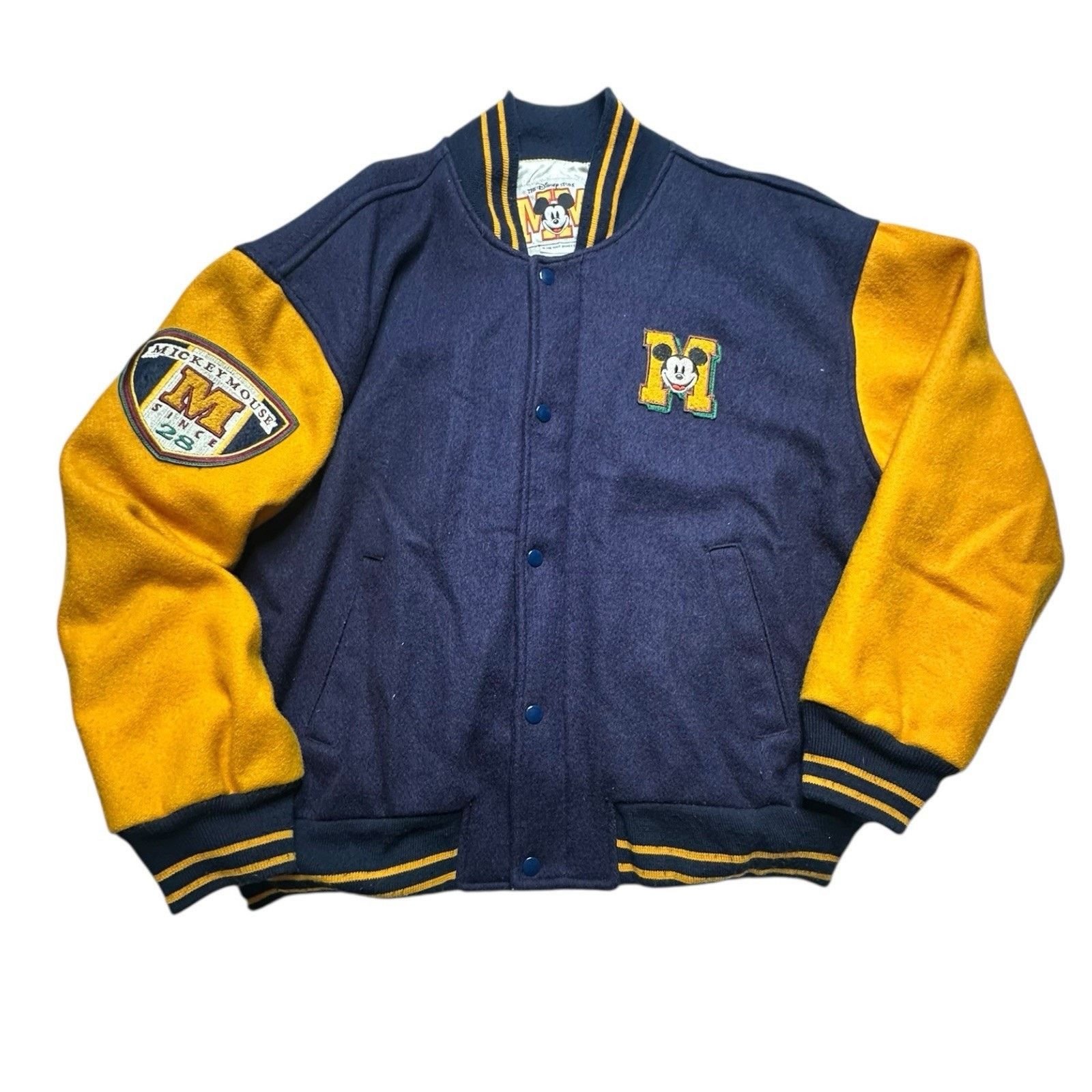 Disney VINTAGE Disney Wool Mickey Mouse Varsity Jacket Size XL Size US XL / EU 56 / 4 - 1 Thumbnail