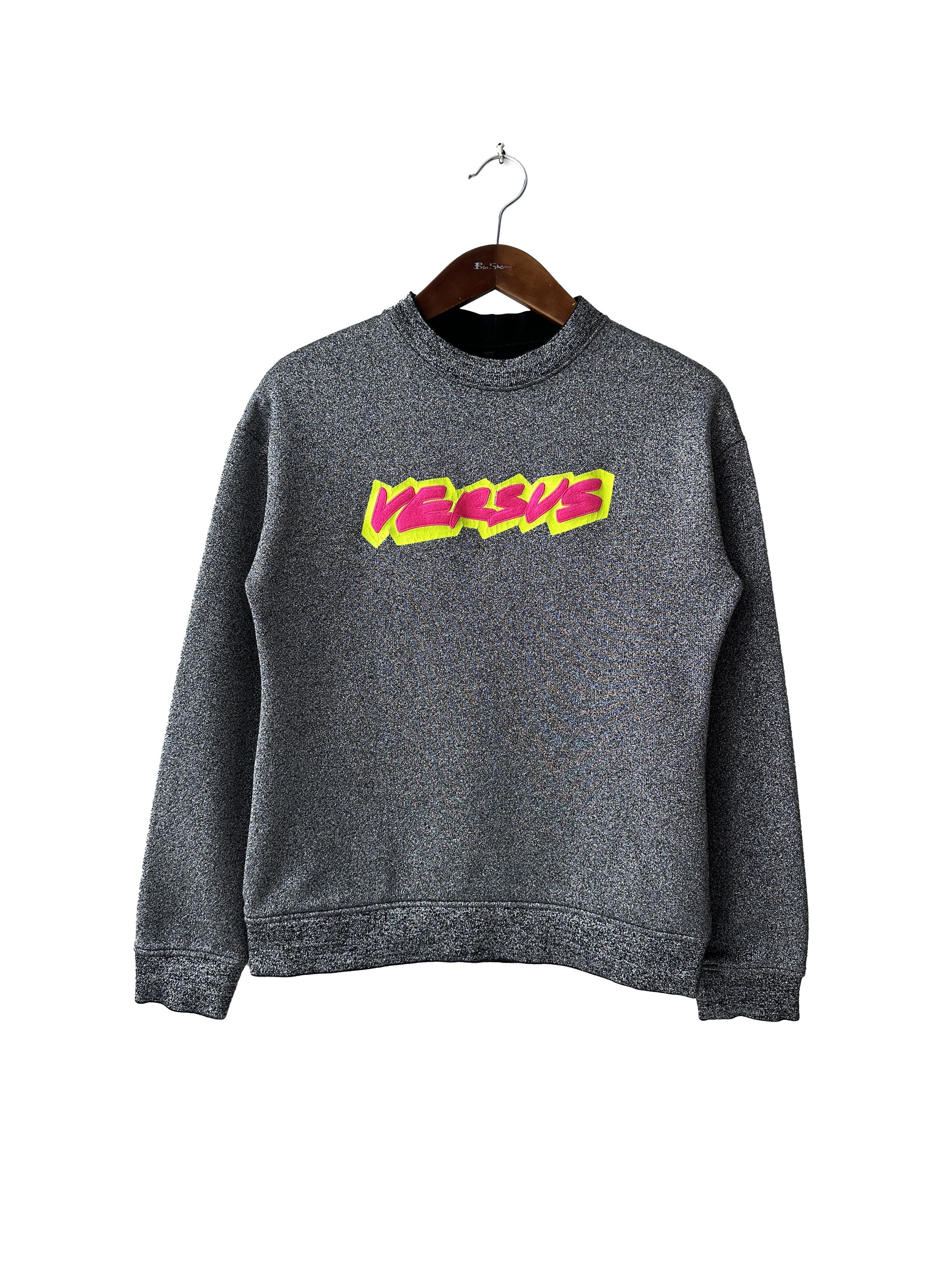 Versus Versace Versus Versace shiny brilliant sweatshirt Size L / US 10 / IT 46 - 1 Thumbnail