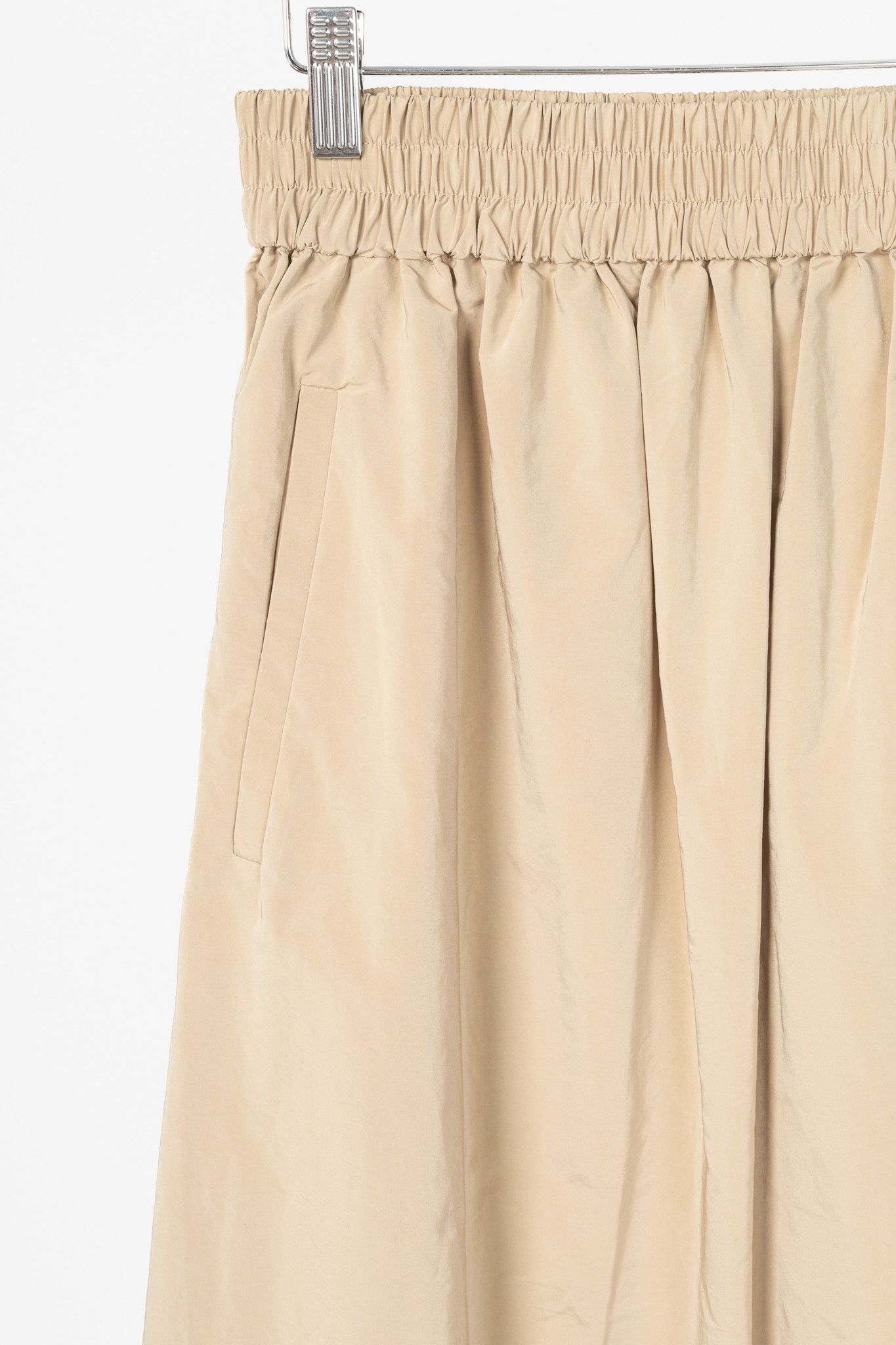Tibi Tibi Tan Nylon Pull On Full Skirt Size 26" / US 2 / IT 38 - 4 Thumbnail