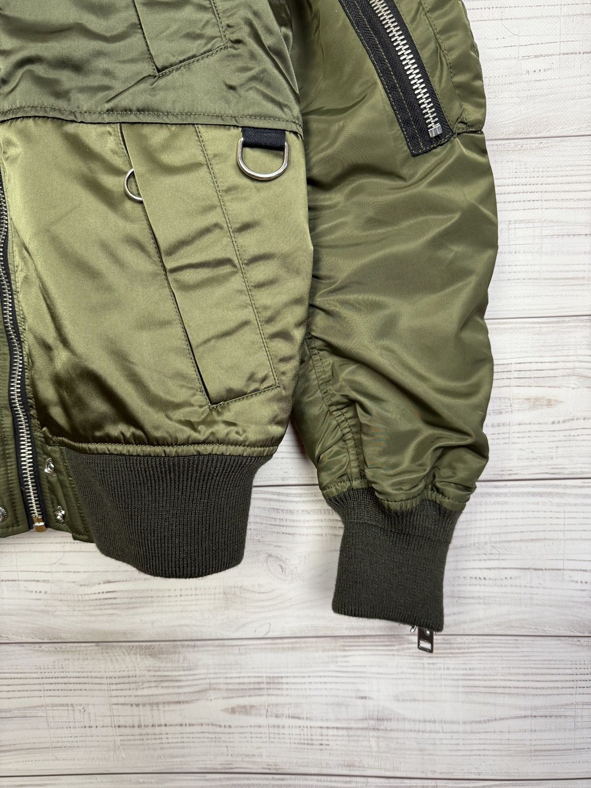 Diesel DIESEL Y2K Skin USA Aviator MA1 Reversible Bomber Jacket Size US S / EU 44-46 / 1 - 7 Thumbnail