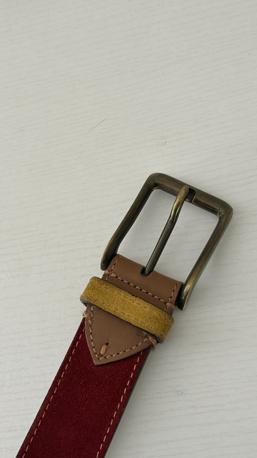 Noah Noah Multi-Colored Suede Belt Size 30 - 2 Thumbnail