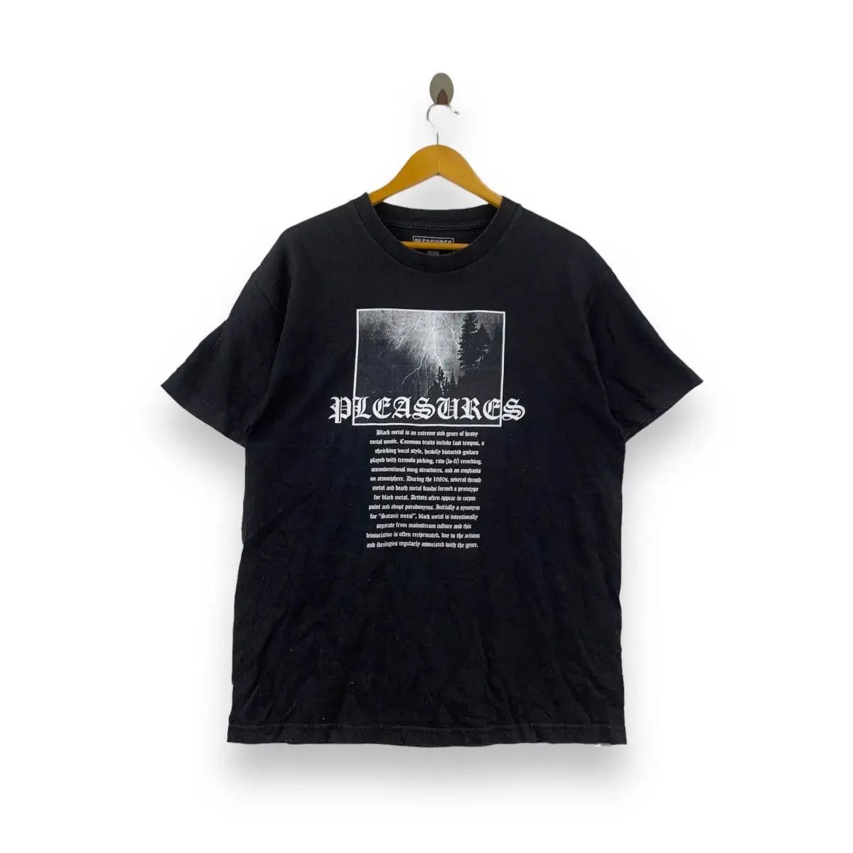 Pleasures PLEASURES BLACK METAL Heavy Horror Rebel Punk Tee Shirt Size US L / EU 52-54 / 3 - 1 Thumbnail
