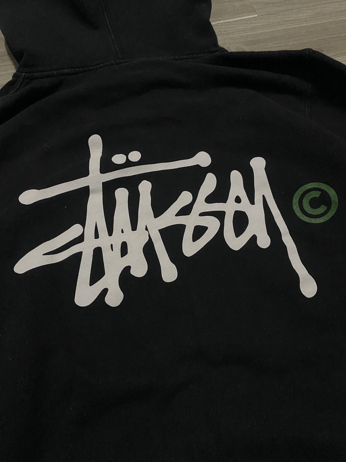 Stussy STEAL - ICONIC STUSSY LOGO ZIP UP HOODIE Size US M / EU 48-50 / 2 - 2 Thumbnail