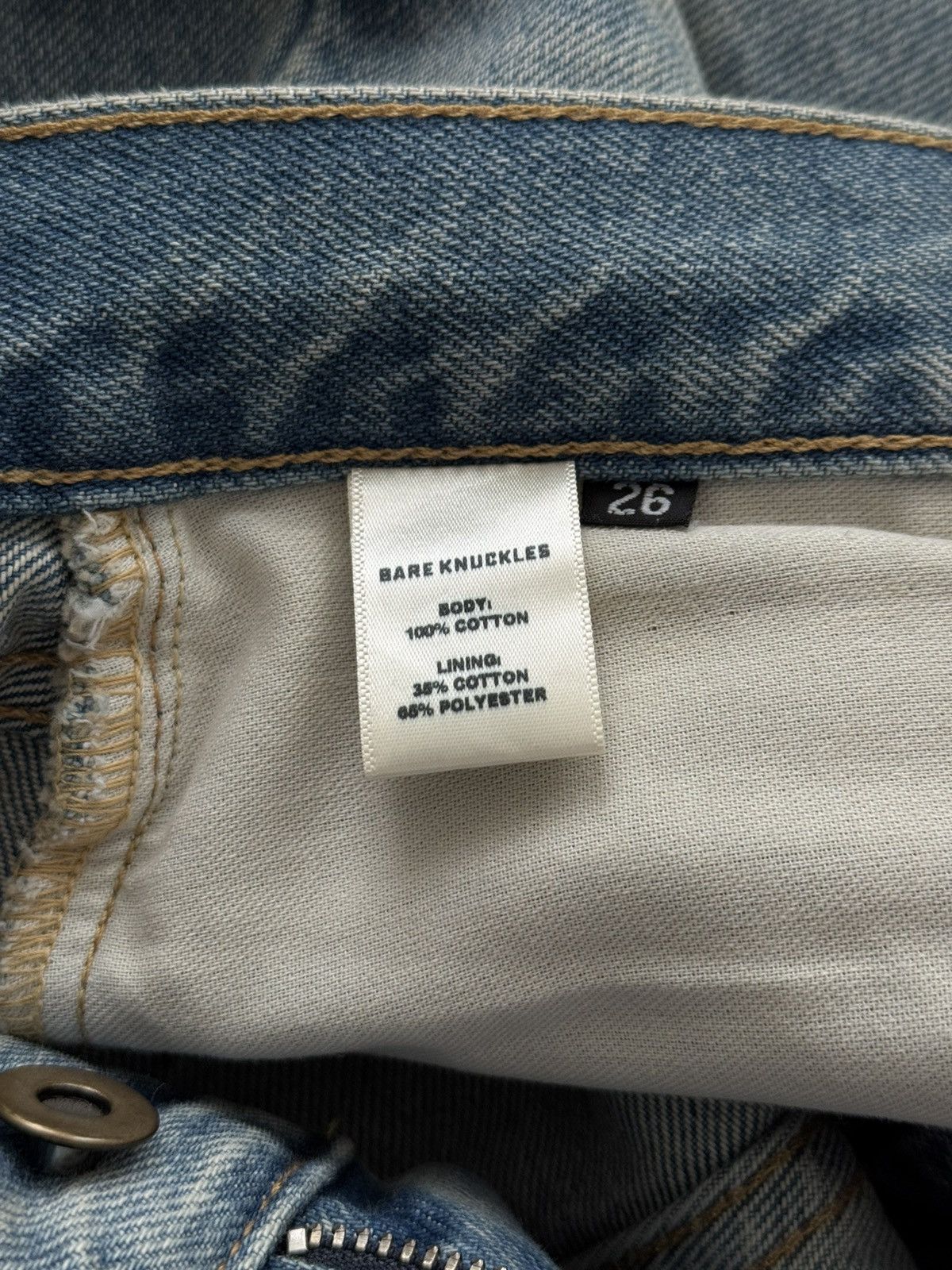 Bare Knuckles Bare Knuckles Serge Loose Bootcut Jeans Dark Indigo Size US 26 / EU 42 - 6 Thumbnail