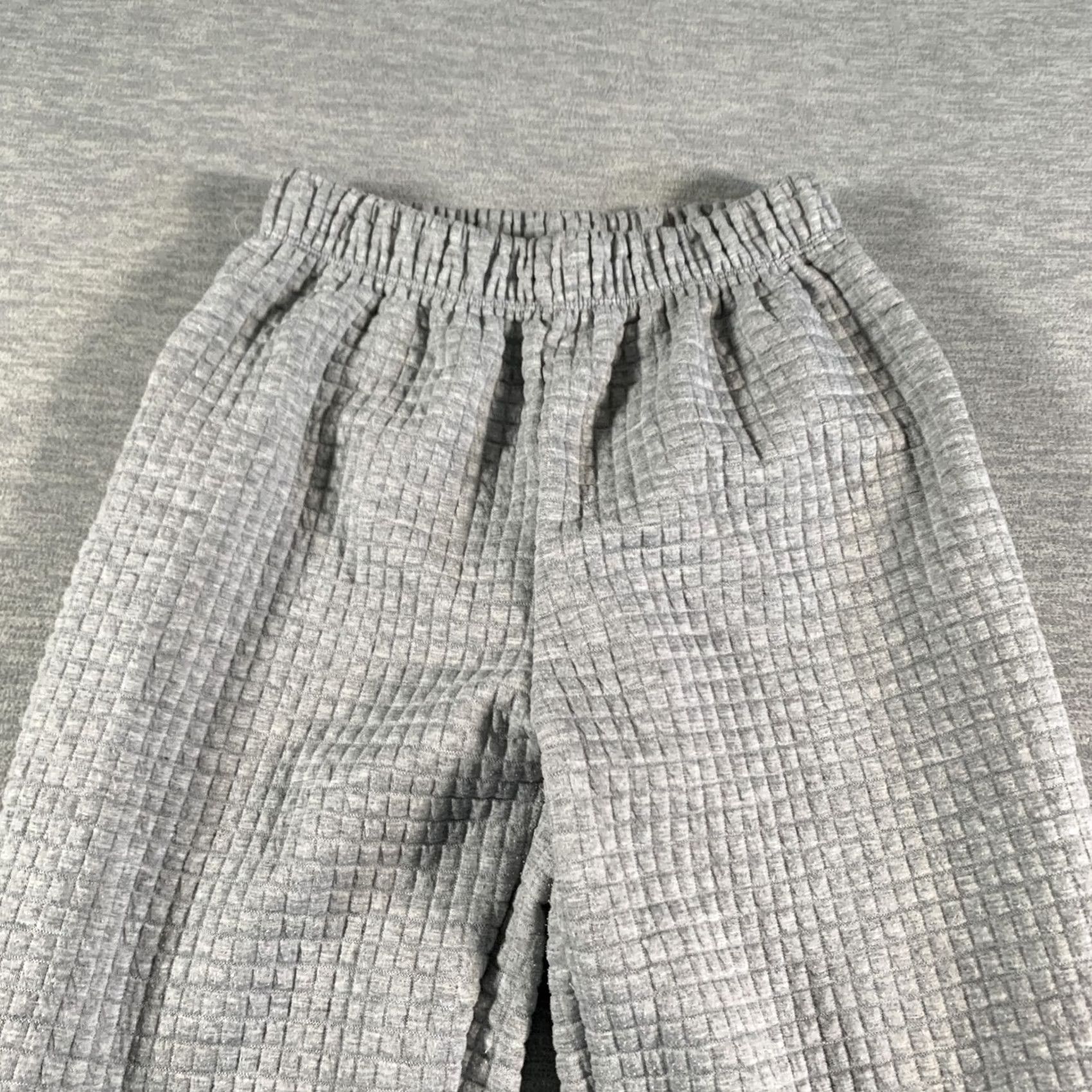 PRINCESS POLLY Princess Polly Pants Womens 4 Gray Waffle Knit Jogger Loungewear Cozy Casual Pants Size 27" / US 4 / IT 40 - 4 Thumbnail
