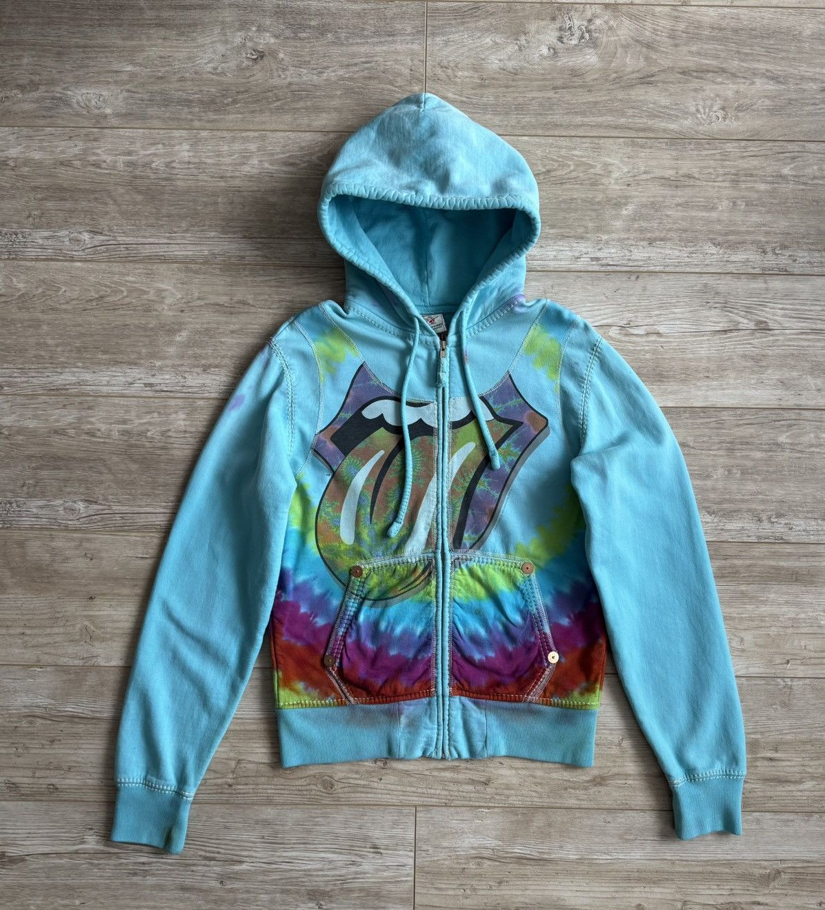 True Religion True Religion x Rolling Stones Zip Hoodie – Size L – Tie Dye Size US L / EU 52-54 / 3 - 3 Thumbnail