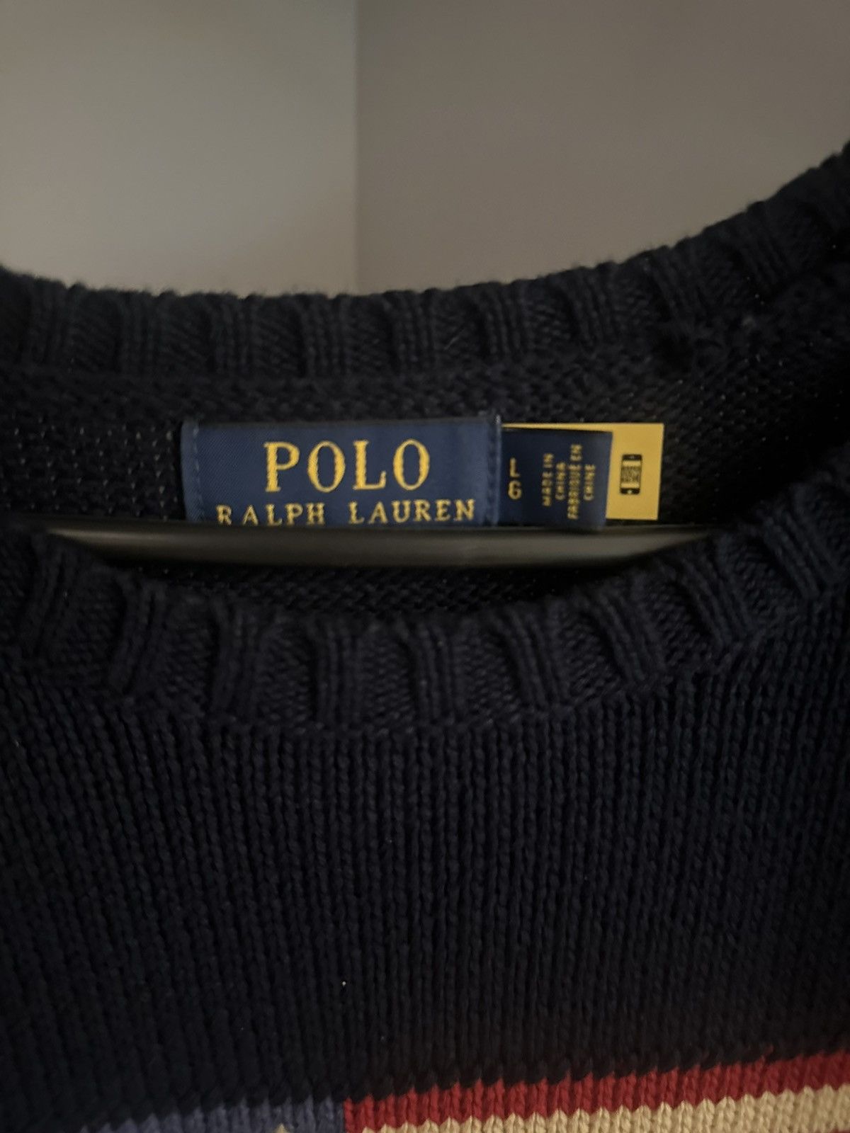Polo Ralph Lauren Polo Ralph Lauren Flag Sweater Size US L / EU 52-54 / 3 - 2 Thumbnail