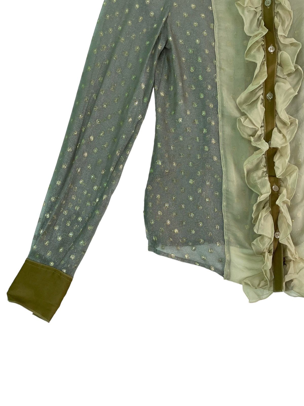 Dolce & Gabbana Dolce and Gabbana D&G polka dot silk blouse shirts Size XS / US 0-2 / IT 36-38 - 3 Thumbnail