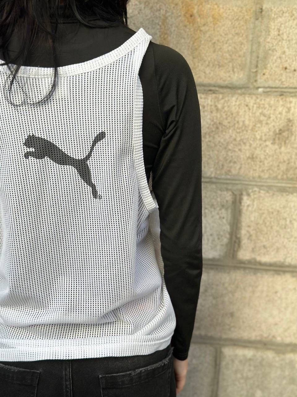 Puma VTG Puma Tank Top Sleeves Avantgarde Y2K Size S 00s USA Hype Size US S / EU 44-46 / 1 - 7 Thumbnail