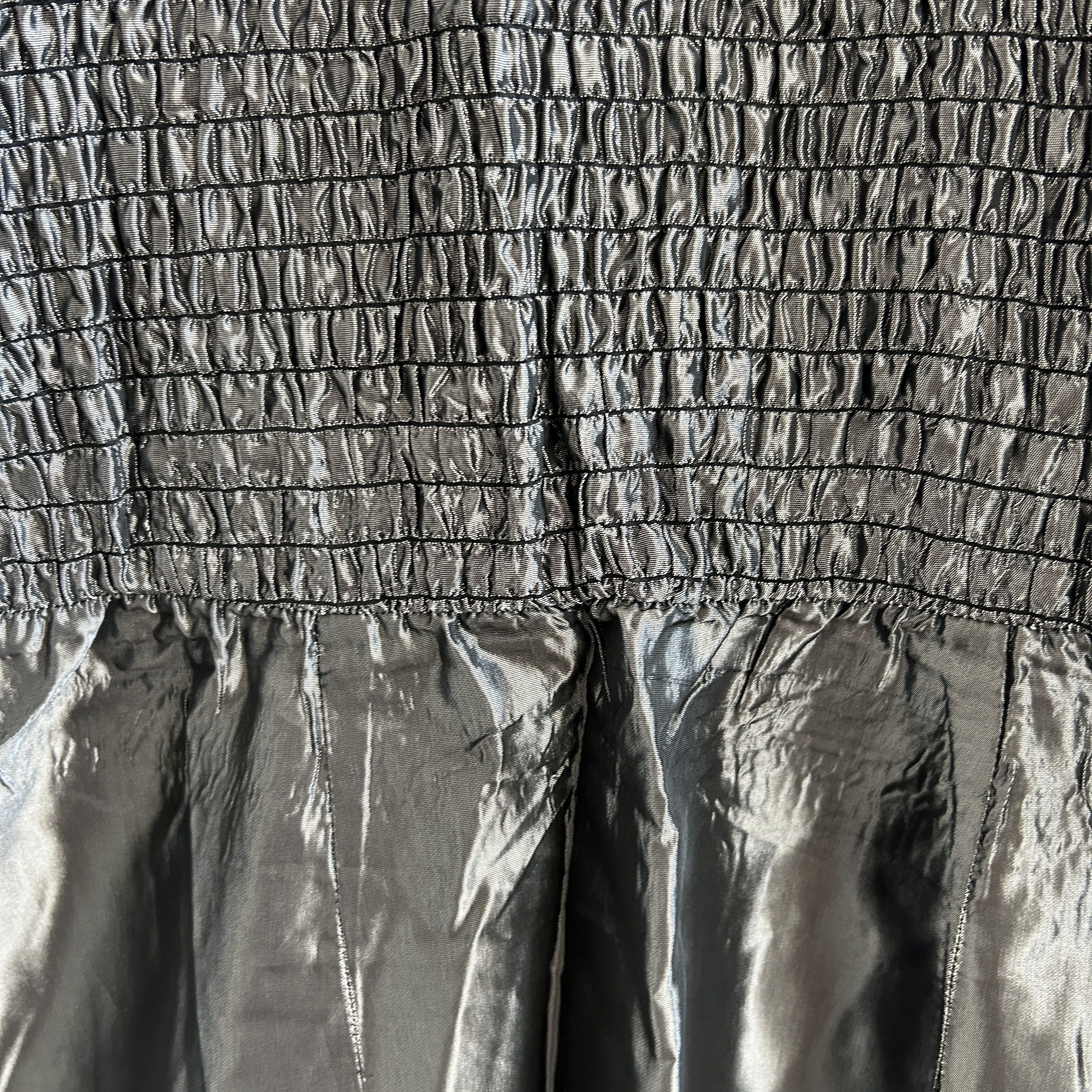 Vintage Vintage 80s Silver Mini Dress Size M / US 6-8 / IT 42-44 - 12 Thumbnail