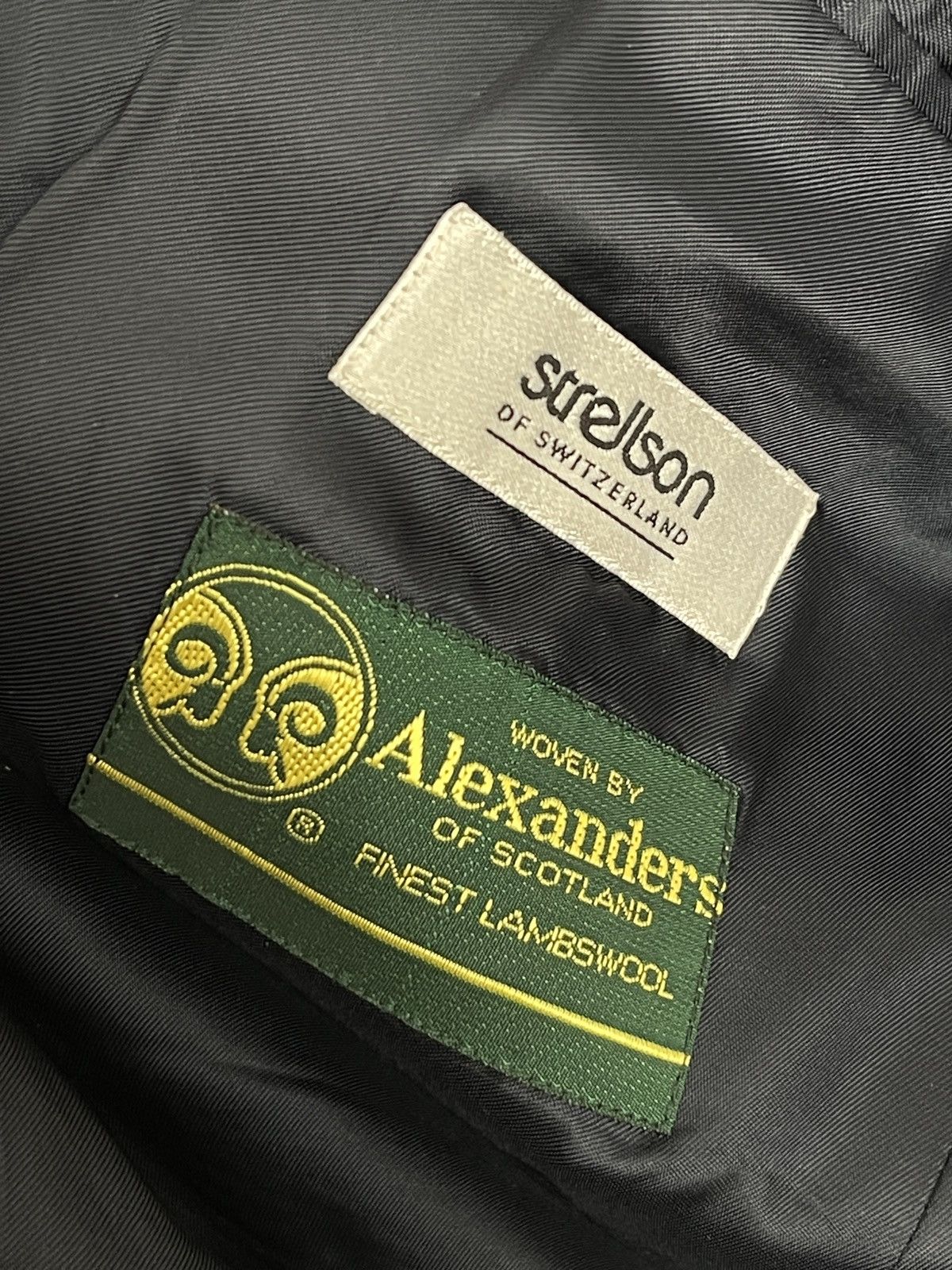 Strellson Vintage dark green wool blazer classic jacket sport coat Size 44R - 6 Thumbnail