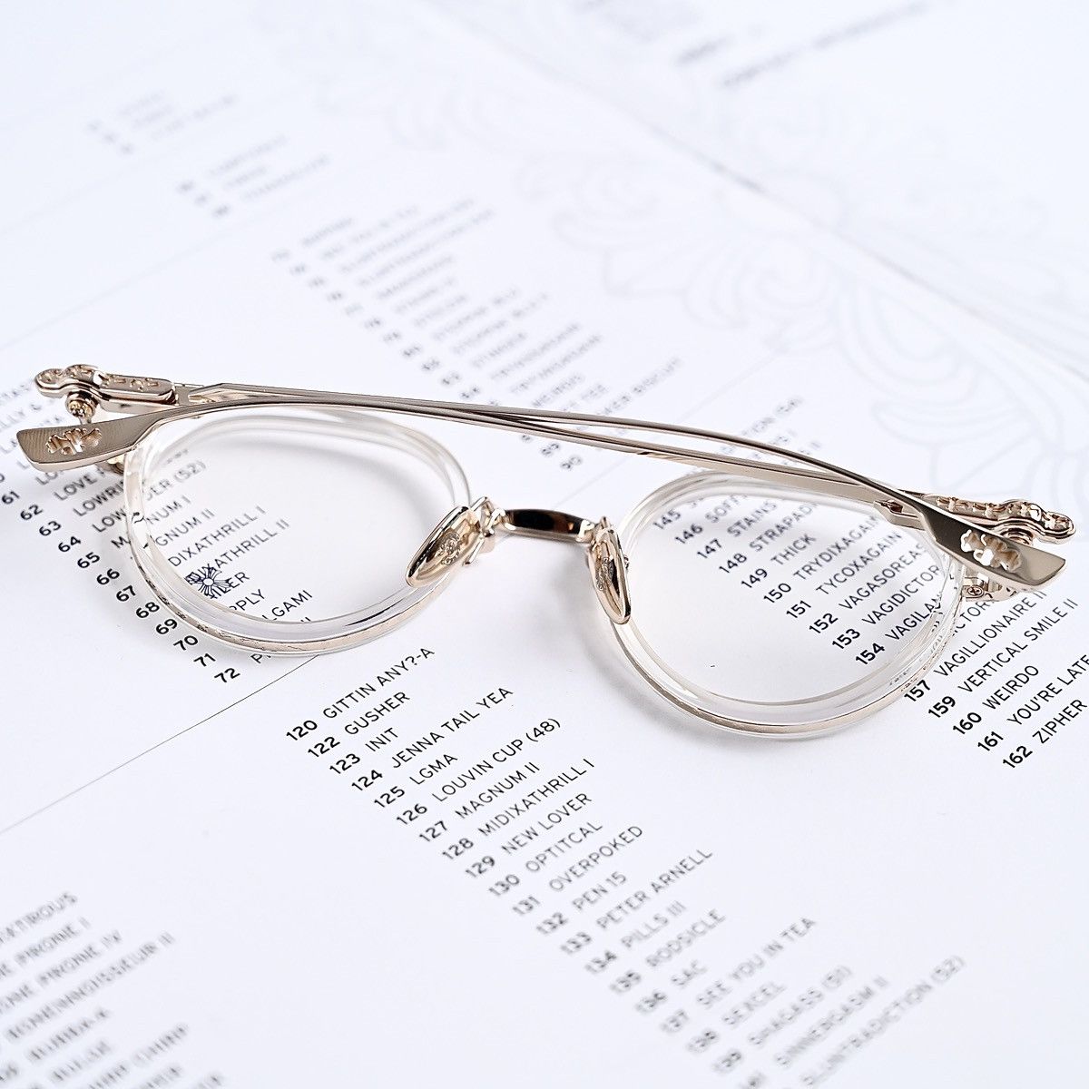 Chrome Hearts CHROME HEARTS SEX T-9 GLASSES Size ONE SIZE - 15 Thumbnail