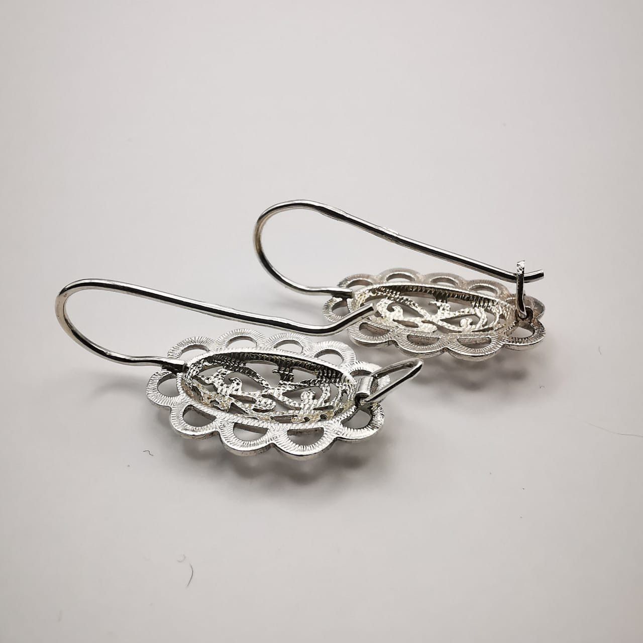 Vintage Vintage Earrings "Light Joy" 925 Sterling Silver, Jewelry Size ONE SIZE - 3 Thumbnail
