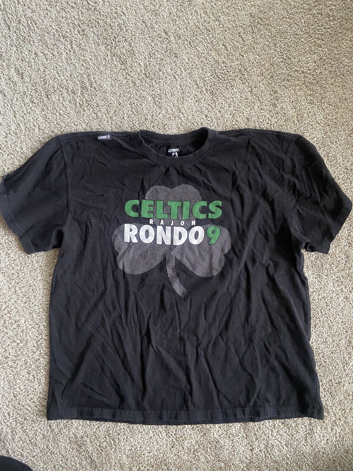 NBA × Vintage 2000s Celtics Rajon Rondo Tee Size US XXL / EU 58 / 5 - 1 Thumbnail