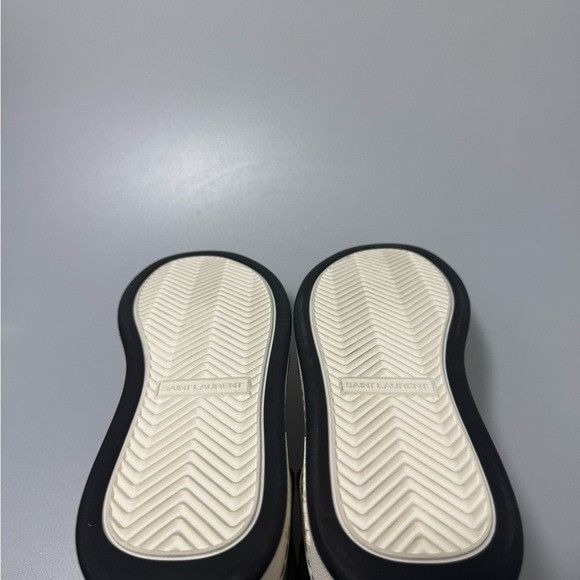 Saint Laurent Paris Saint Laurent SL-80 Mid Top Sneakers White Black Men’s EU 42 Size US 9 / EU 42 - 9 Thumbnail