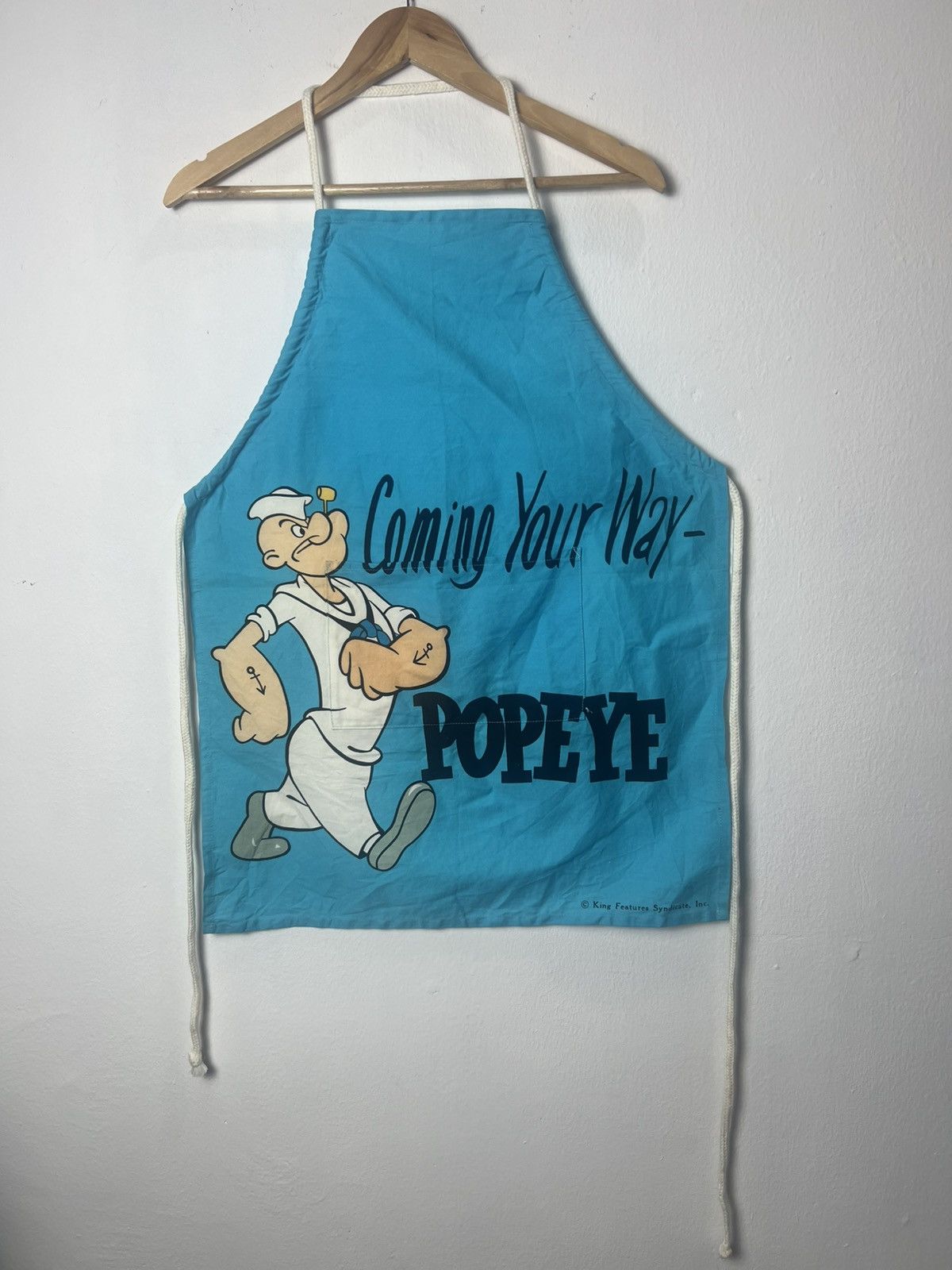 Vintage Vintage "Coming Your Ways" Popeye KFS Apron Size ONE SIZE - 1 Thumbnail