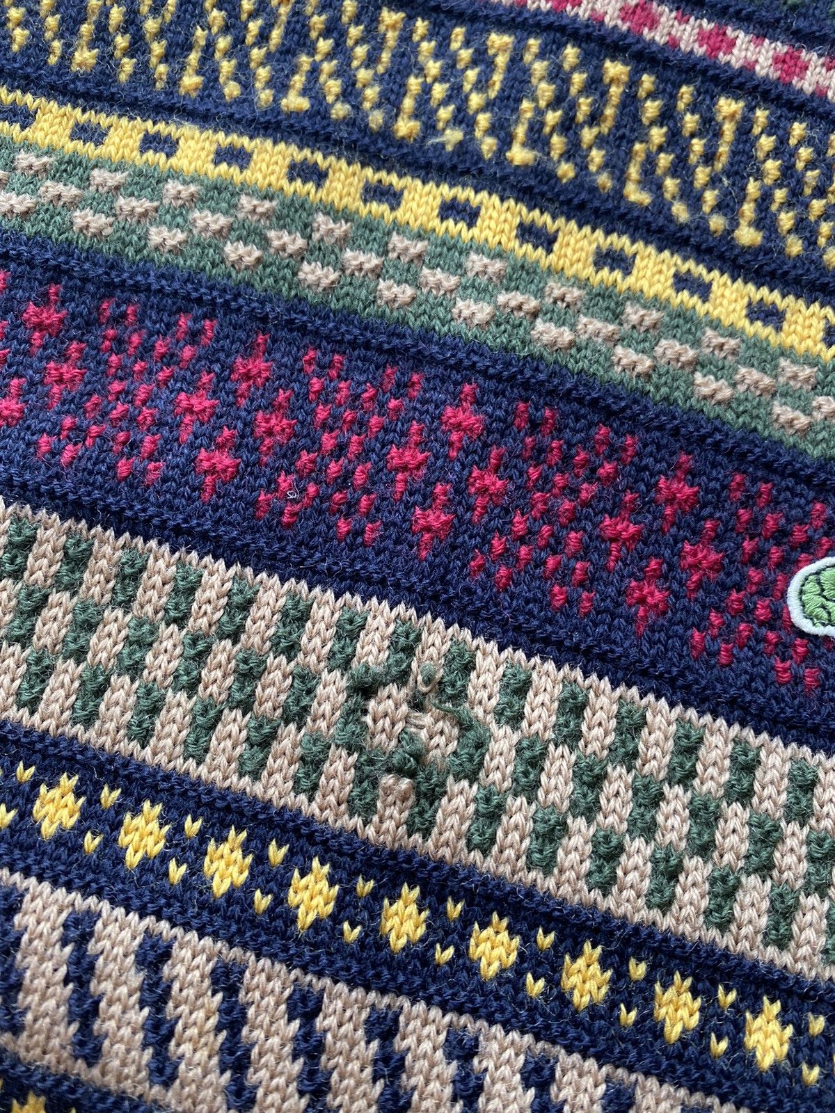 Lacoste × Vintage Vintage 90s 00s Lacoste Wool Knit Boxy Sweater Size US XL / EU 56 / 4 - 6 Thumbnail
