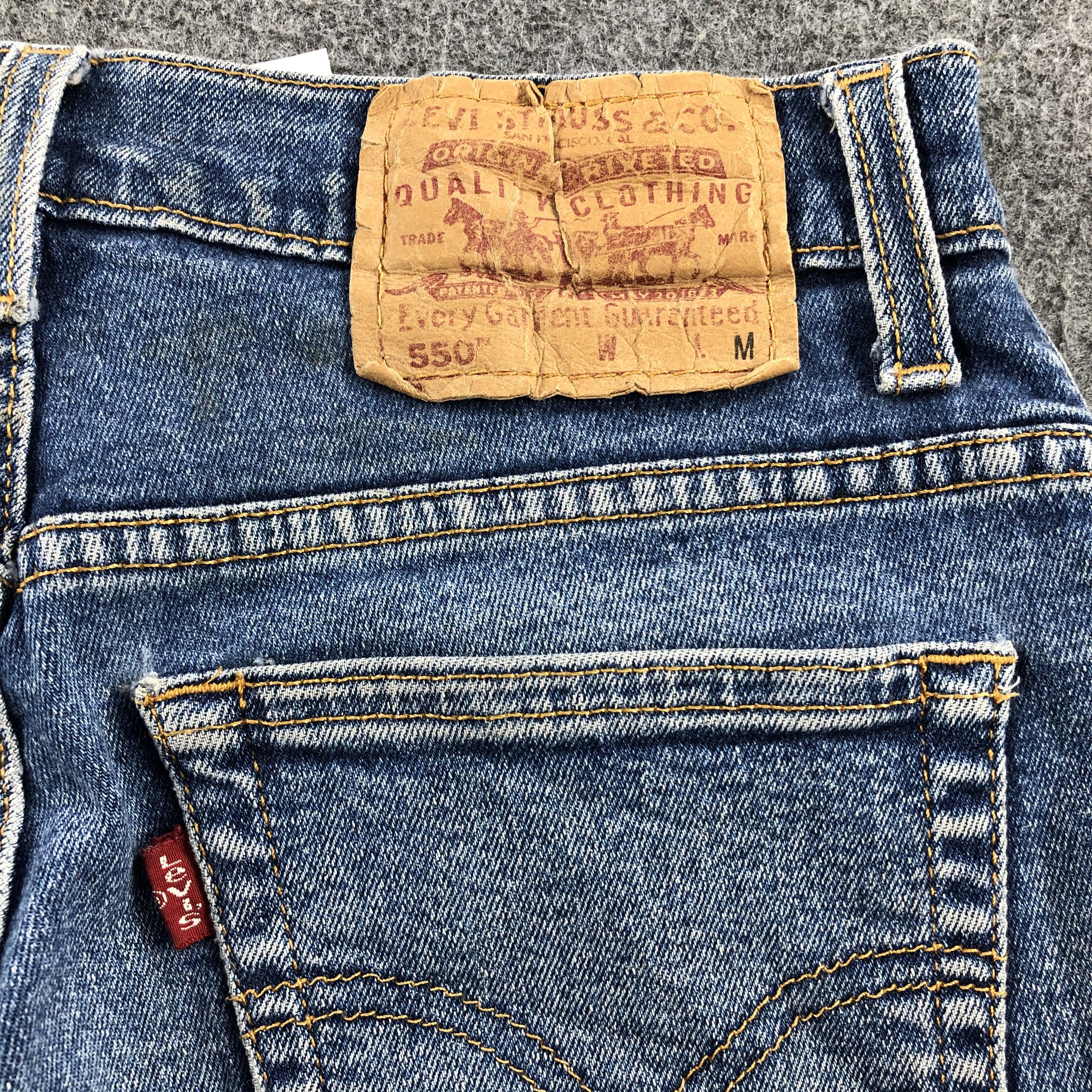 Levi's × Vintage Vintage 90s Blue Wash Levis 550 Jeans-JM1463 Size US 26 / EU 42 - 5 Thumbnail
