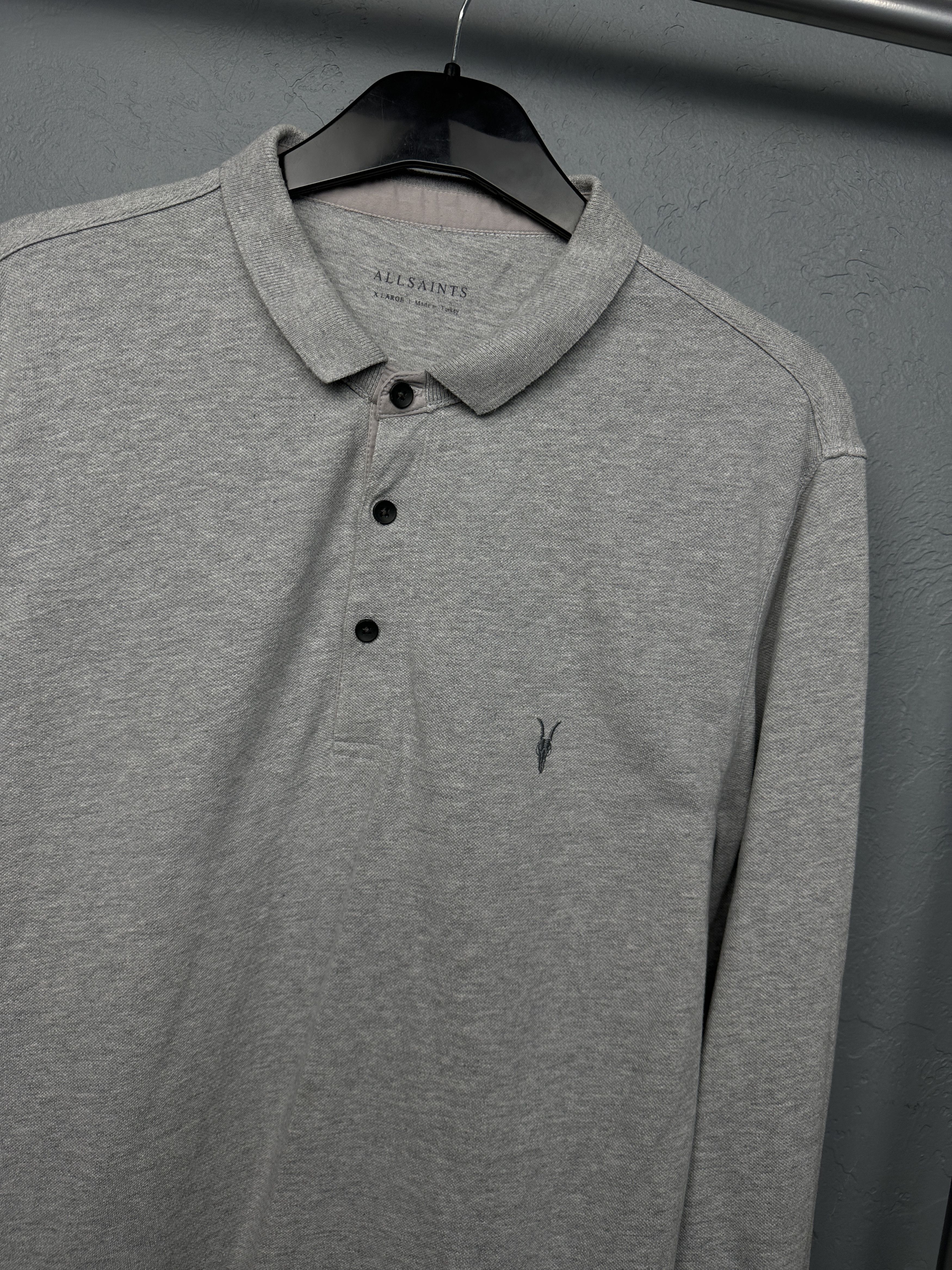 Allsaints Allsaints Mens Reform Long Sleeve Polo Shirt Size US XL / EU 56 / 4 - 2 Thumbnail