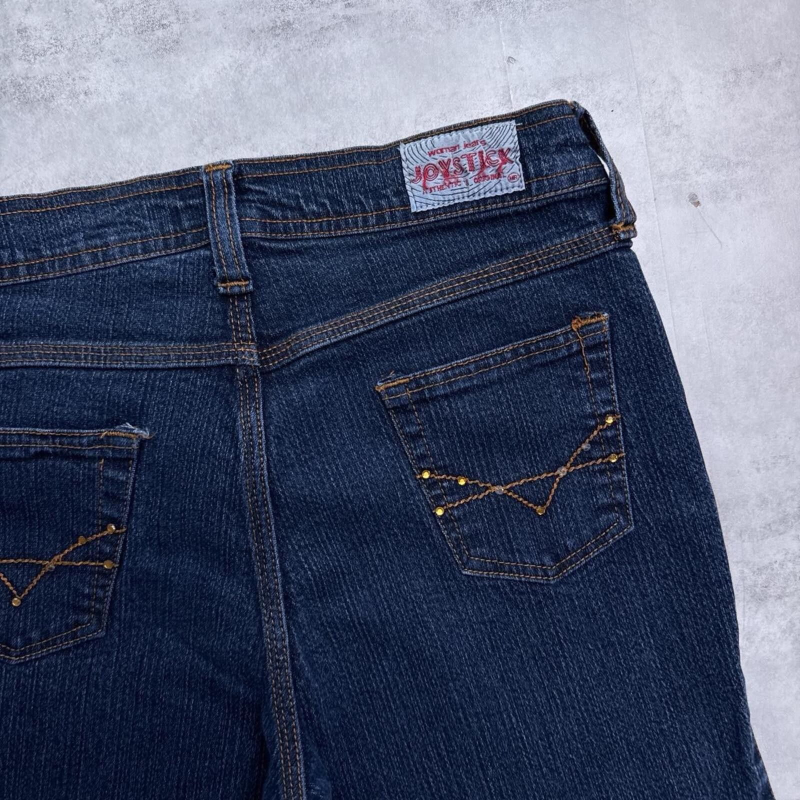 Other Y2K Joystick 00s Blue Flared Denim Jeans Size 30" / US 8 / IT 44 - 8 Thumbnail